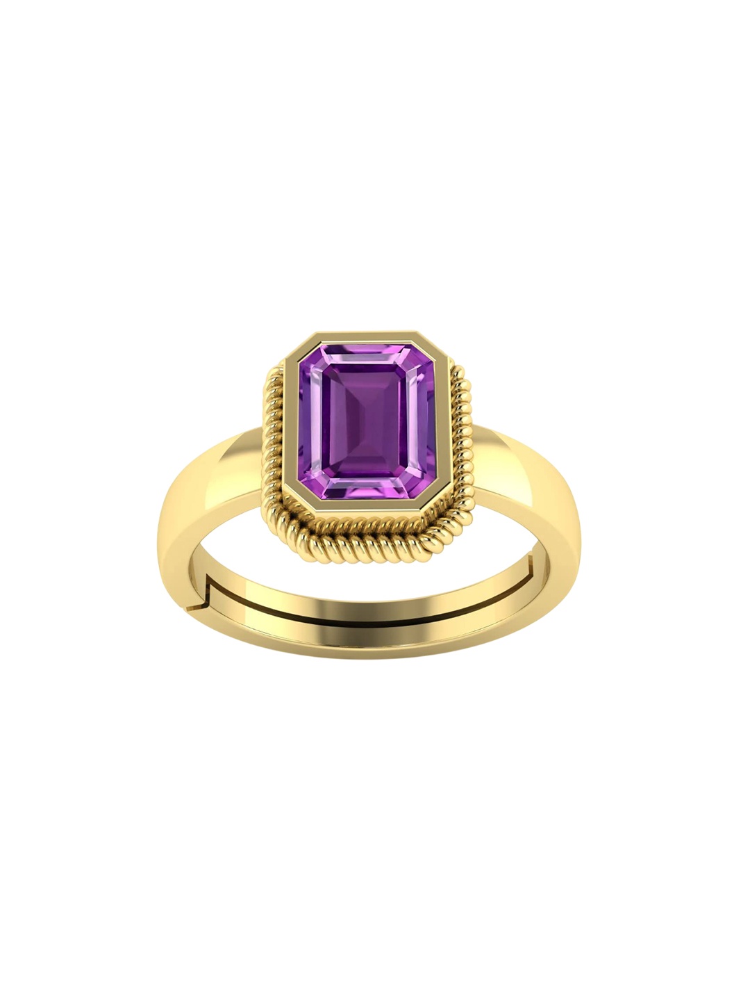 

LMDPRAJAPATIS Unisex Embellished Ring, Silver