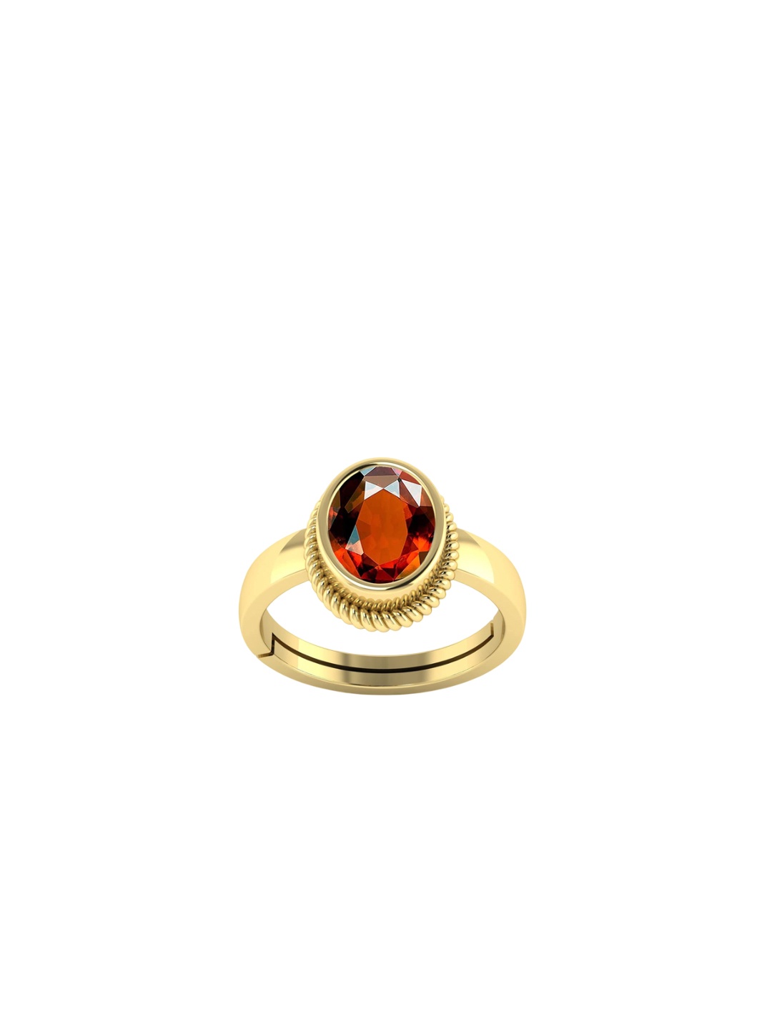 

LMDPRAJAPATIS Unisex Embellished Ring, Yellow