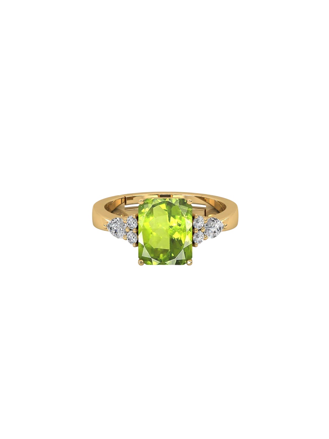 

LMDPRAJAPATIS Unisex Embellished Ring, Gold