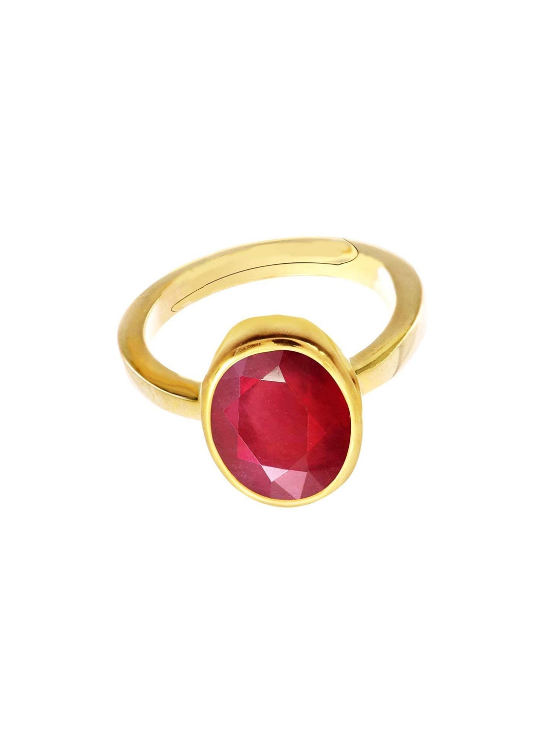 

LMDPRAJAPATIS Unisex Embellished Ring, Red