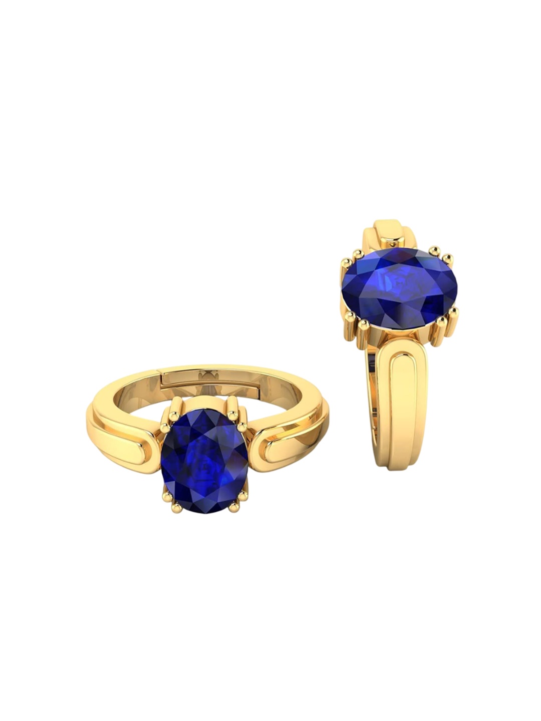 

LMDPRAJAPATIS Unisex Embellished Ring, Blue