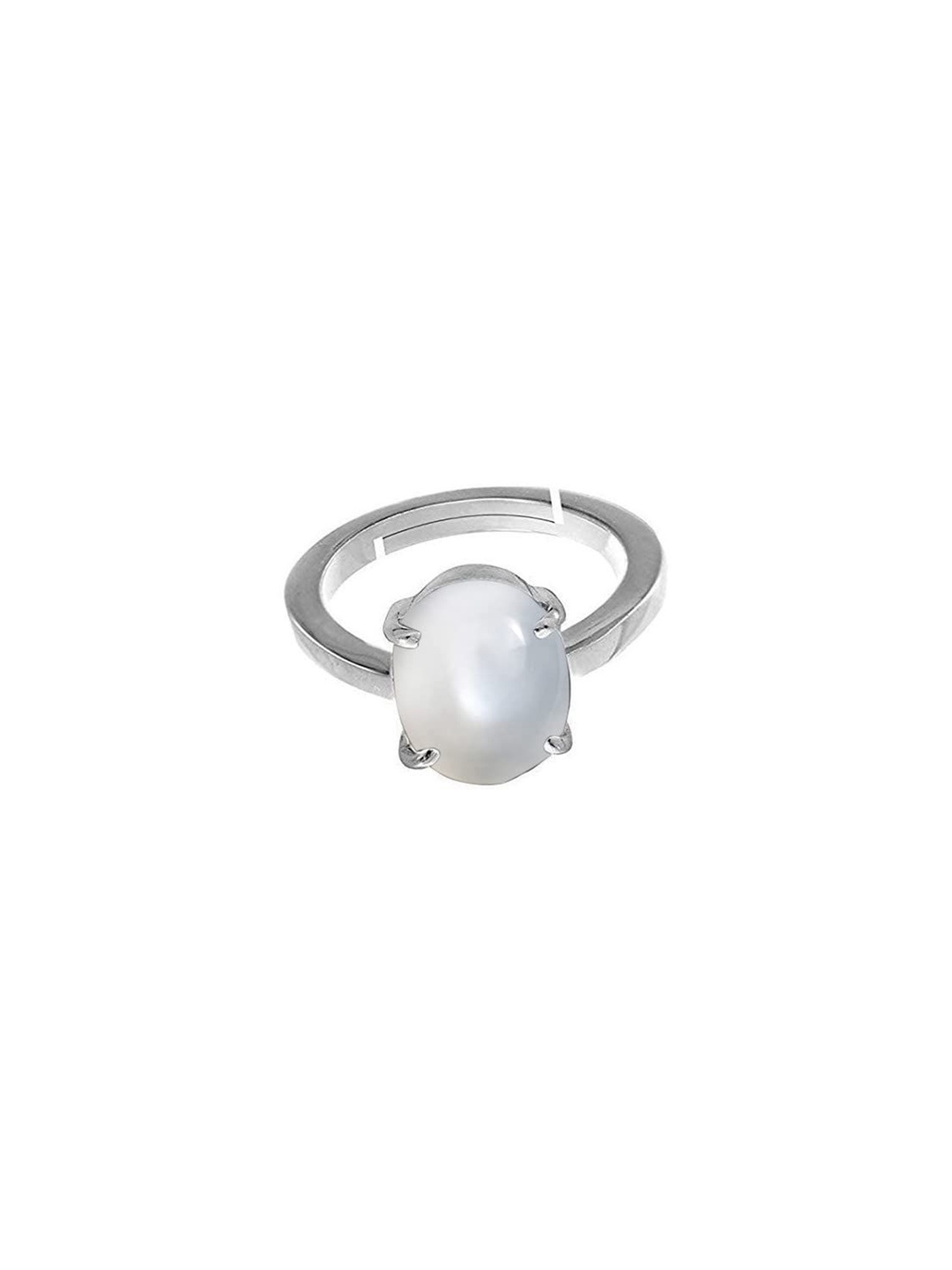 

LMDPRAJAPATIS Unisex Embellished Ring, White