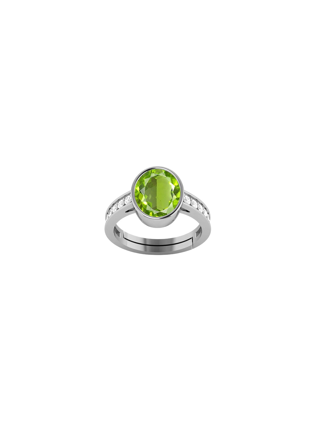 

LMDPRAJAPATIS Unisex Embellished Ring, Green
