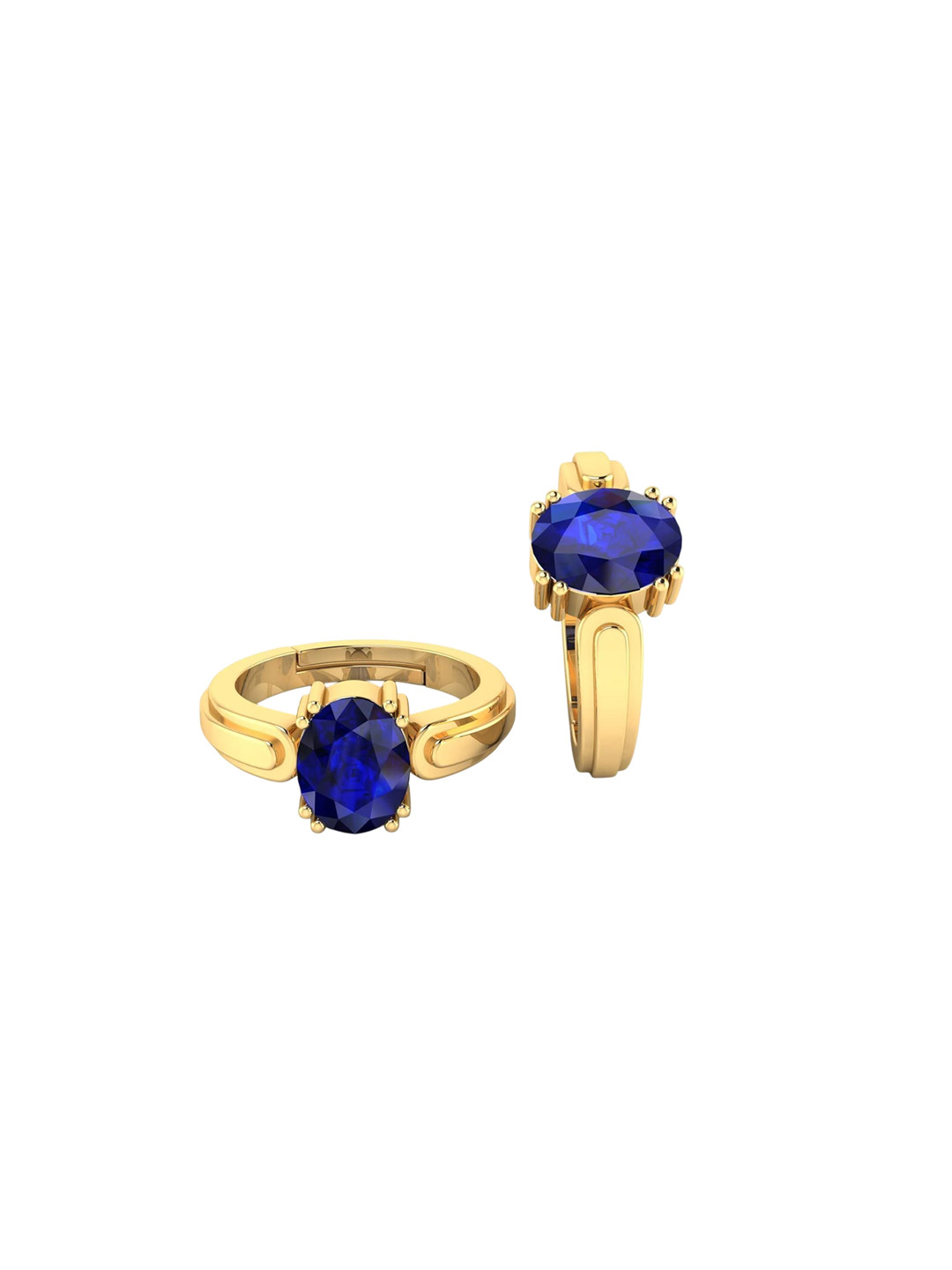

LMDPRAJAPATIS Unisex Embellished Ring, Blue
