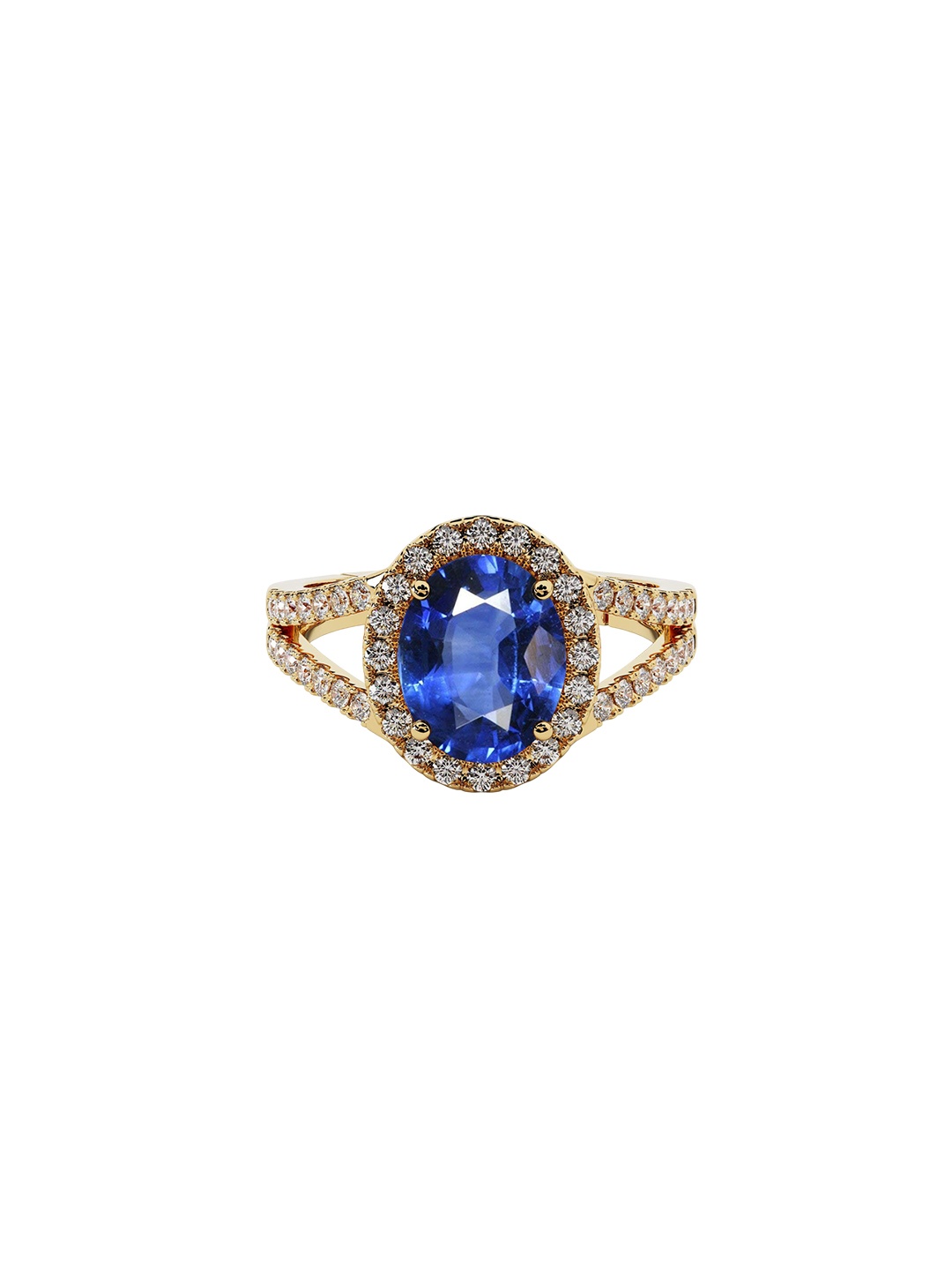 

LMDPRAJAPATIS Unisex Embellished Ring, Blue