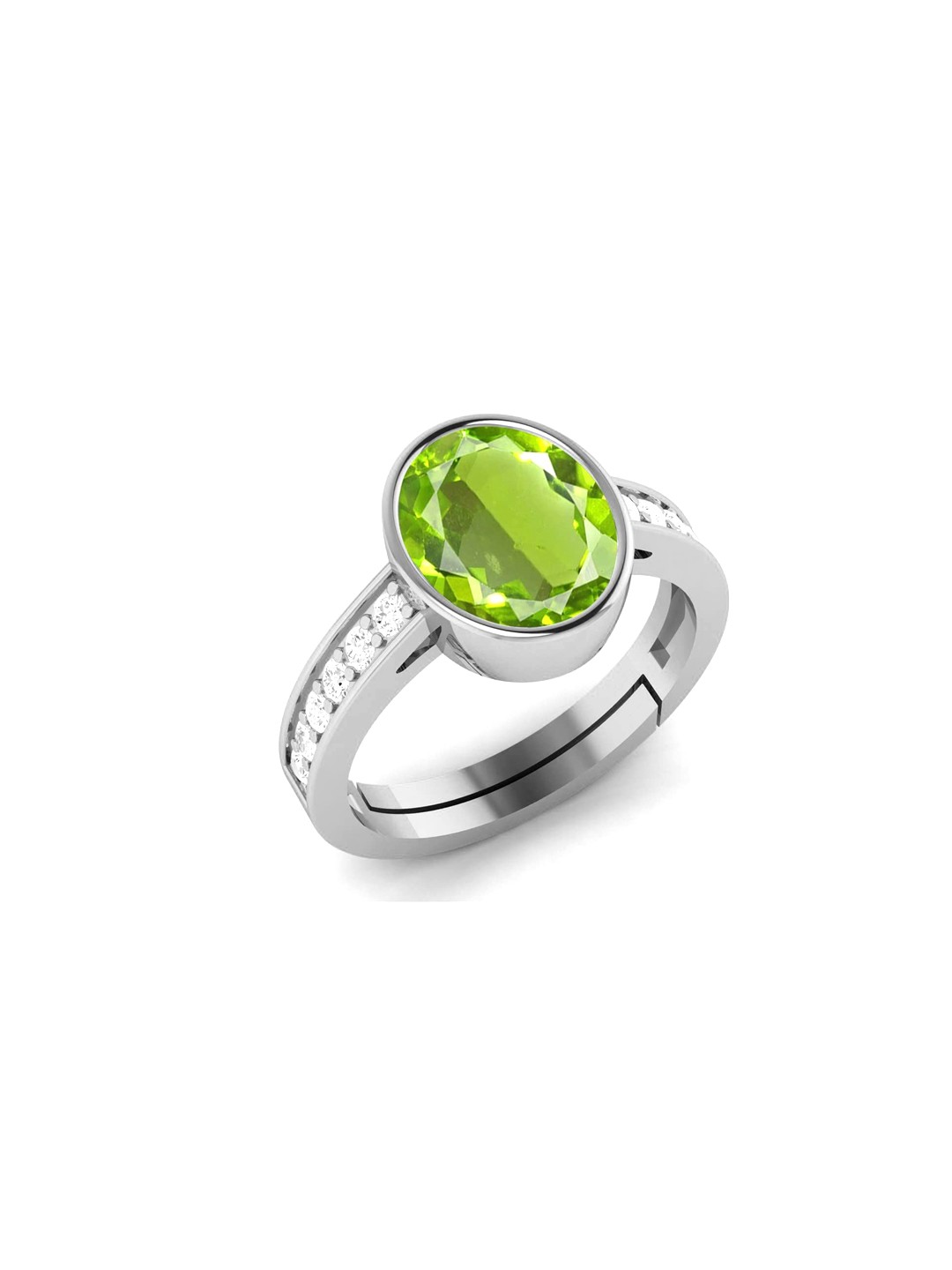 

LMDPRAJAPATIS Unisex Embellished Ring, Green