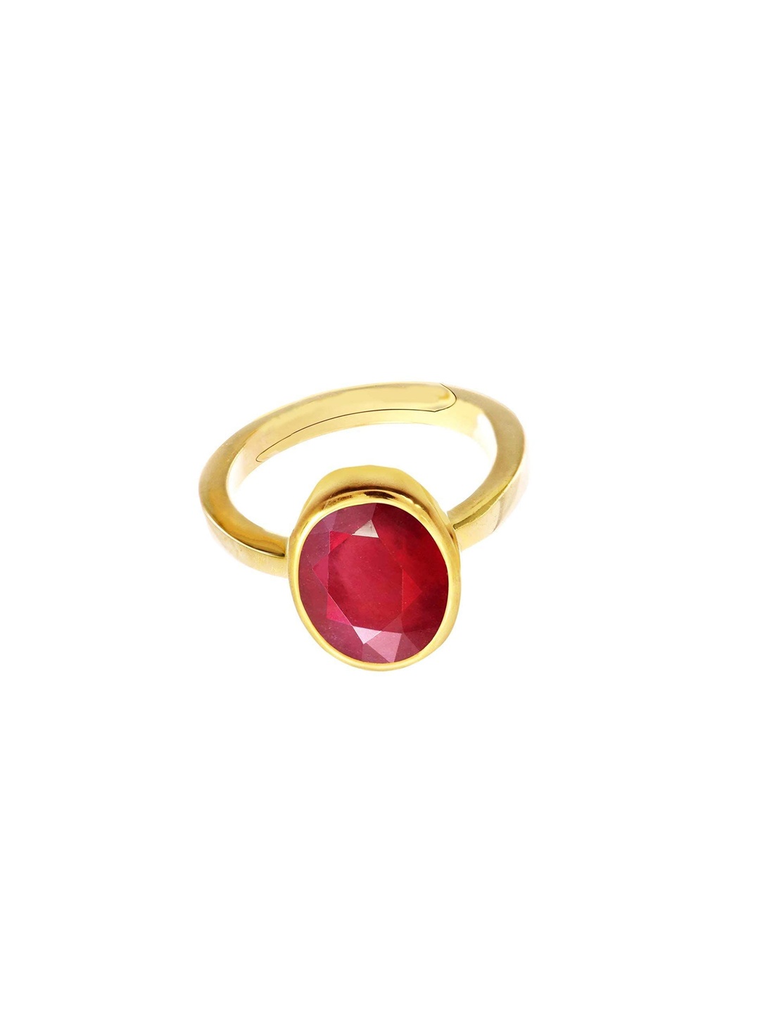 

LMDPRAJAPATIS Unisex Embellished Ring, Red