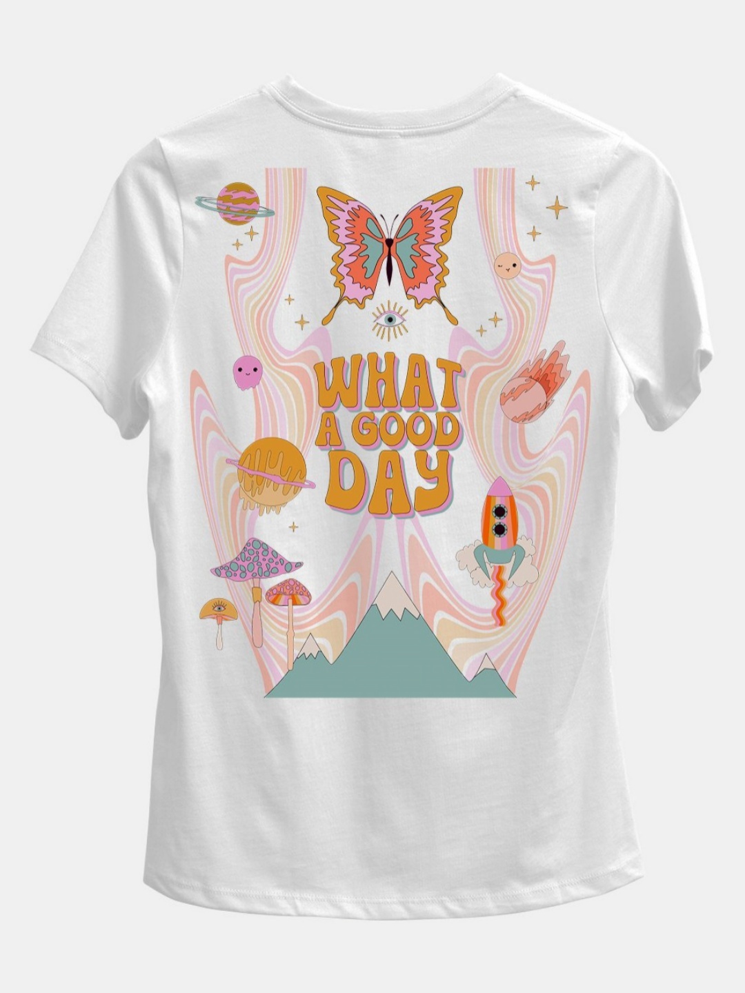

THREADCURRY Girls Printed T-shirt, White