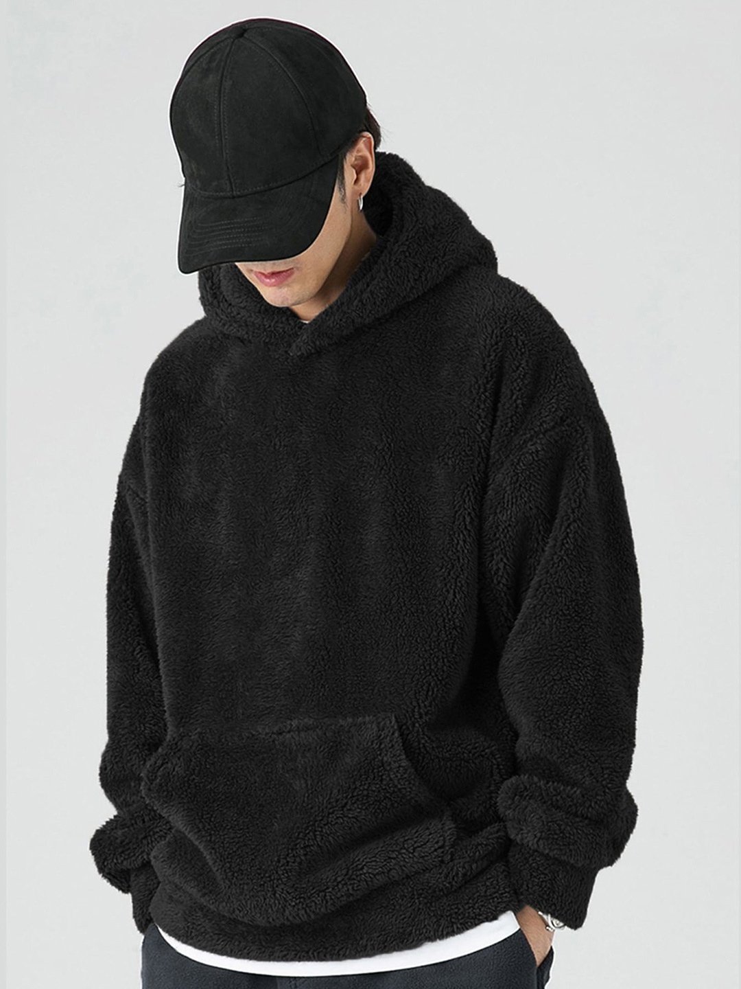 

StyleCast x Revolte Men Hooded Sweatshirt, Black