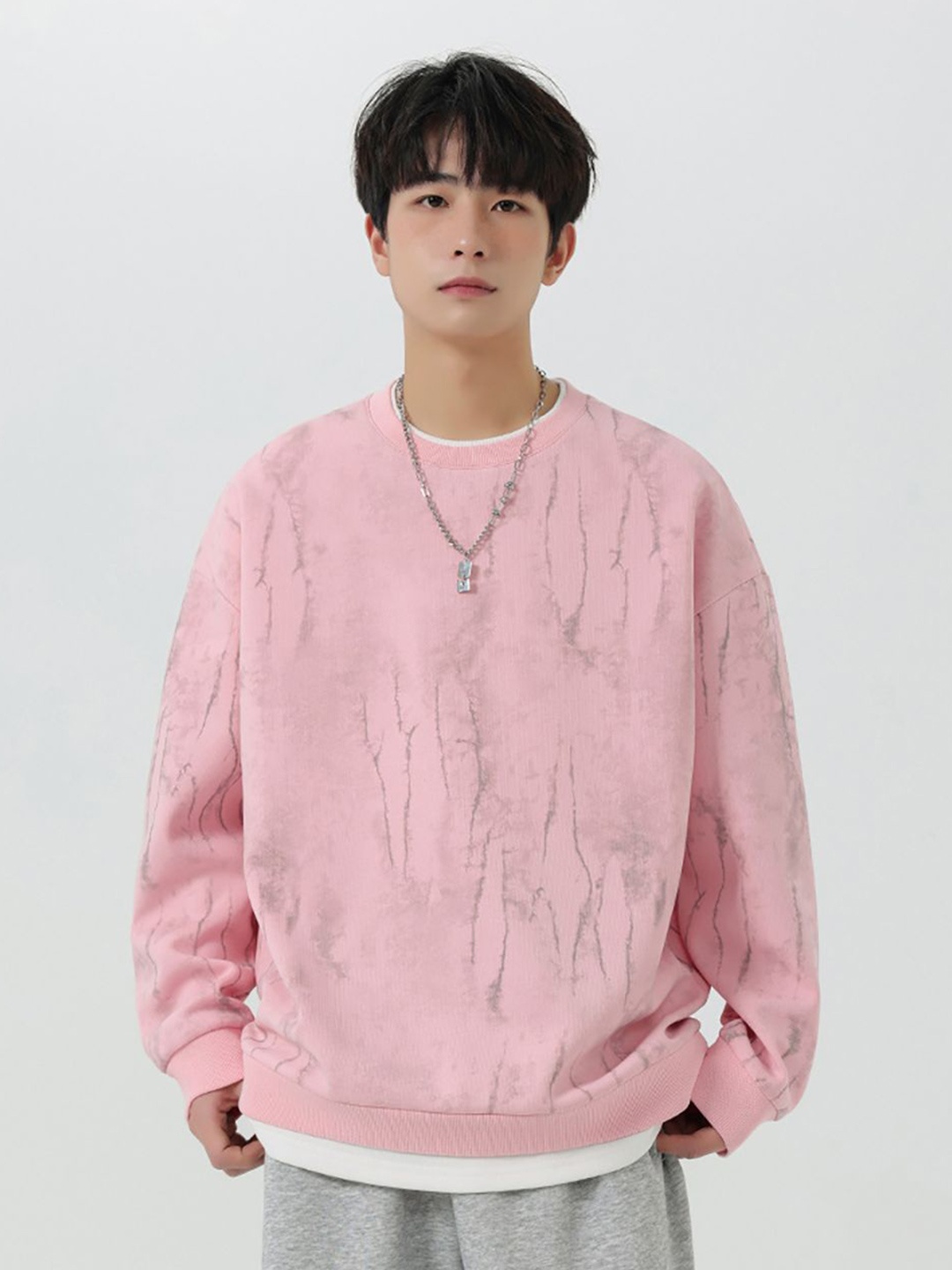 

StyleCast x Revolte Men Sweatshirt, Pink