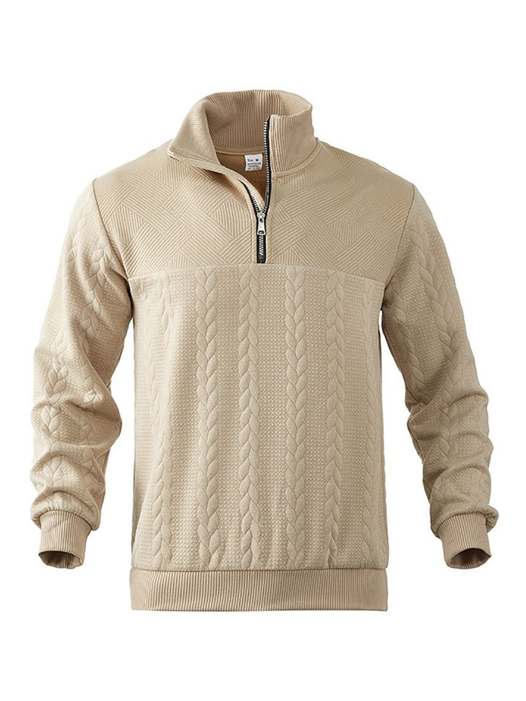 

StyleCast x Revolte Men Sweatshirt, Khaki