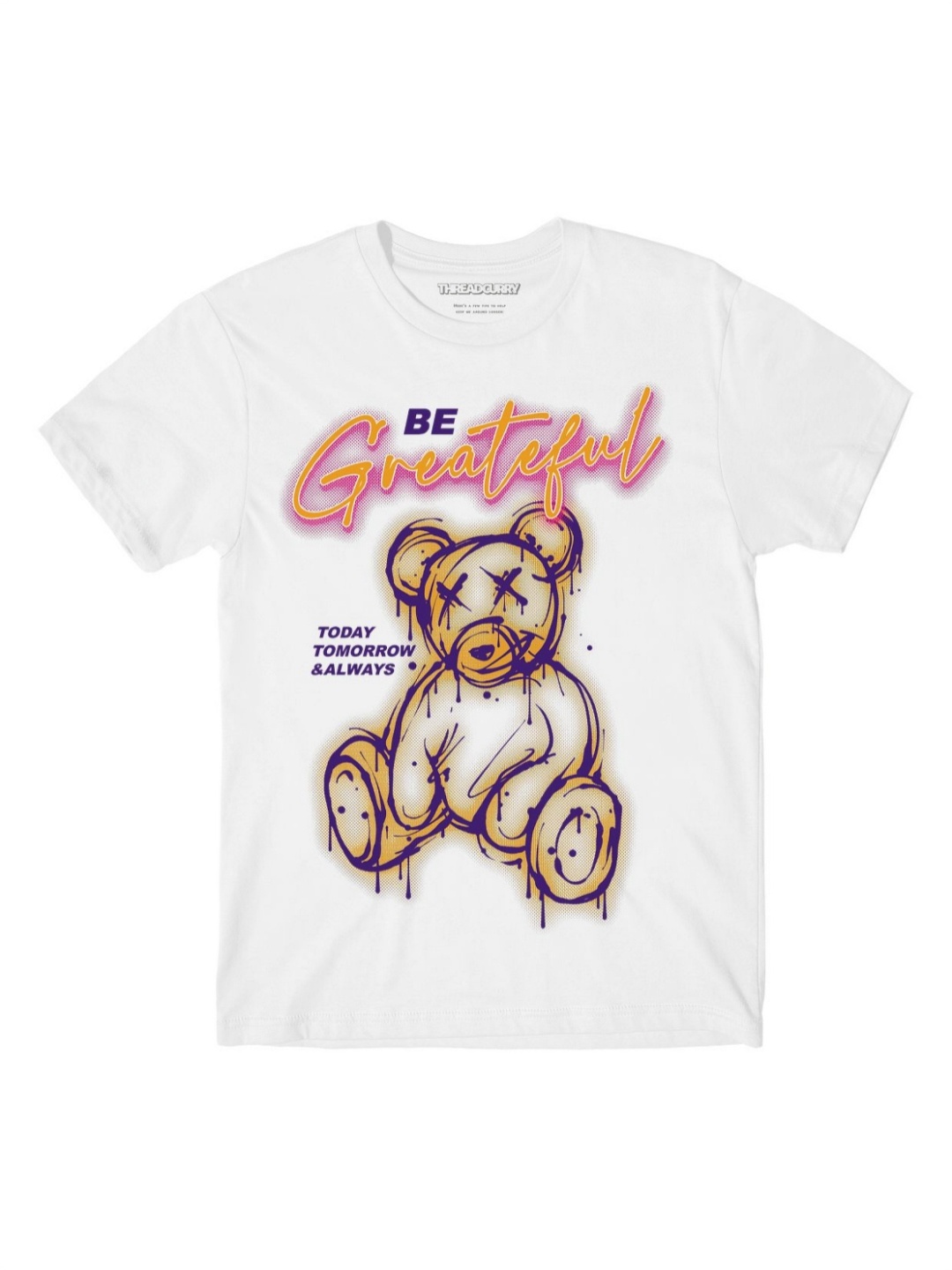 

THREADCURRY Boys Printed T-shirt, White