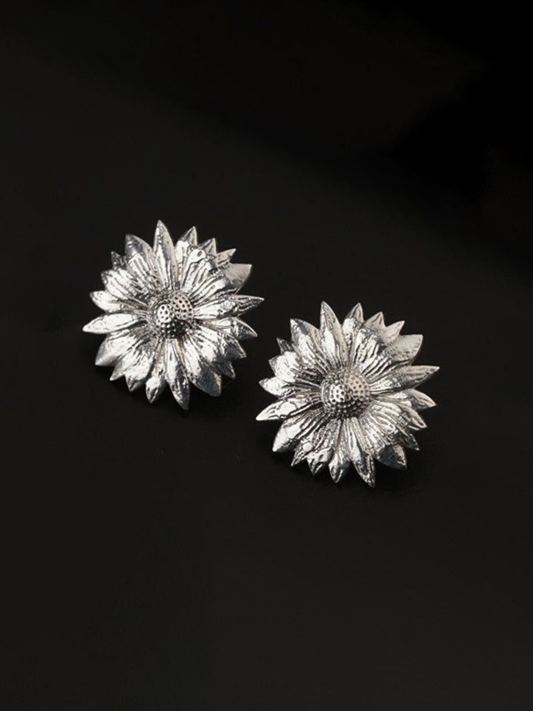 

House of Aadyaa 925 Sterling Silver Floral Studs Earrings