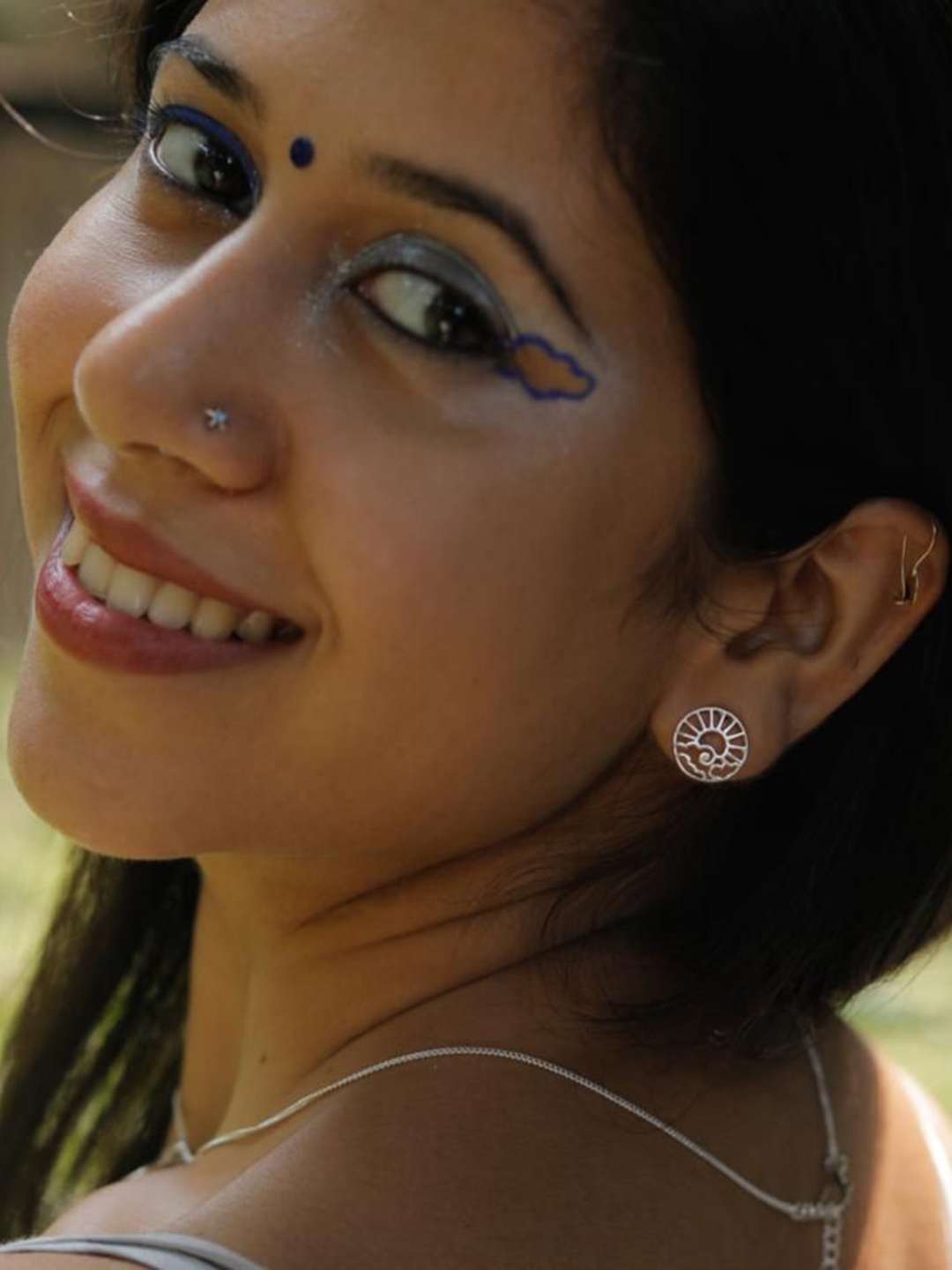 

House of Aadyaa 925 Sterling Silver Classic Studs Earrings