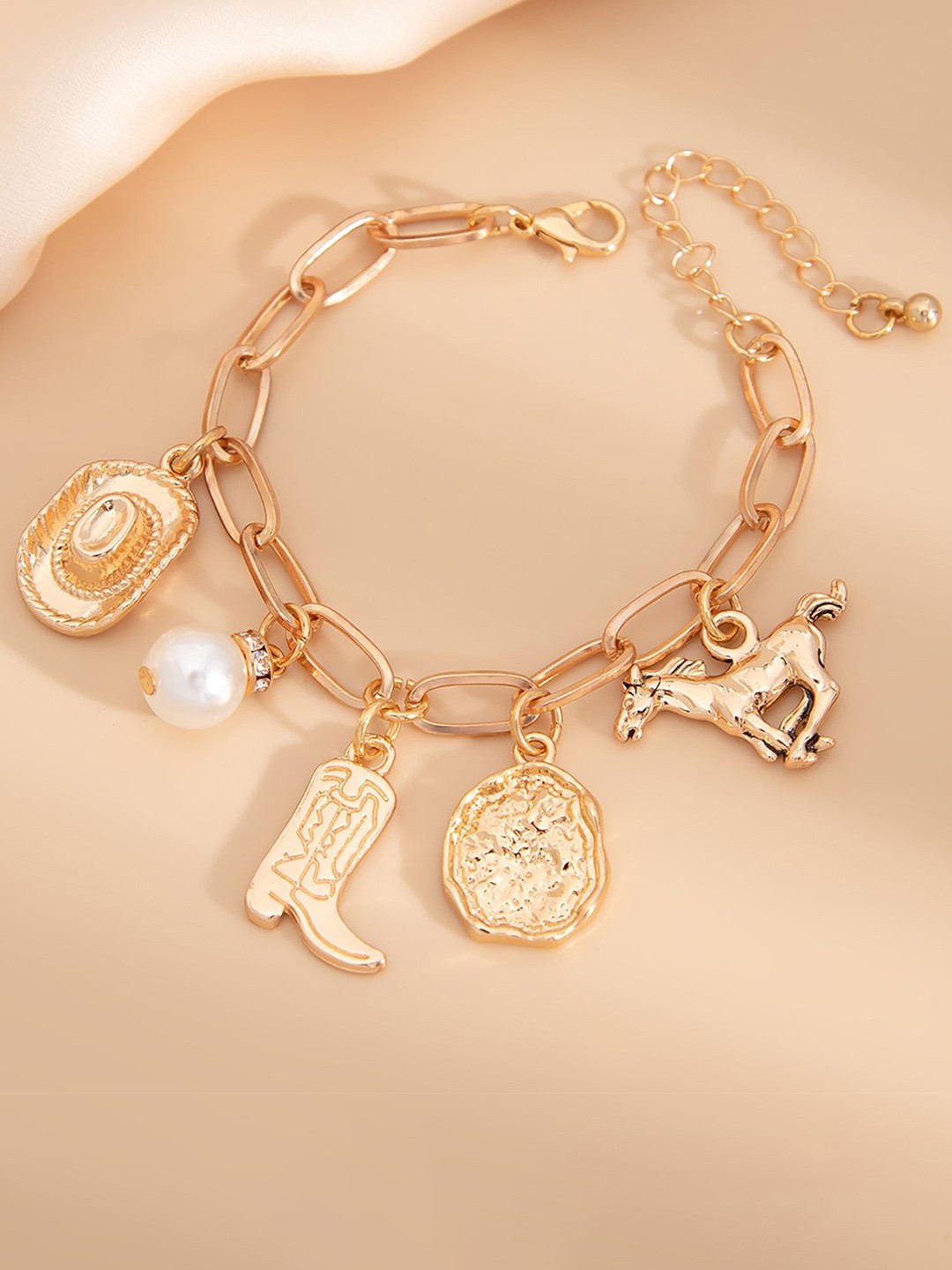 

StyleCast x Revolte Gold-Plated Charm Bracelet