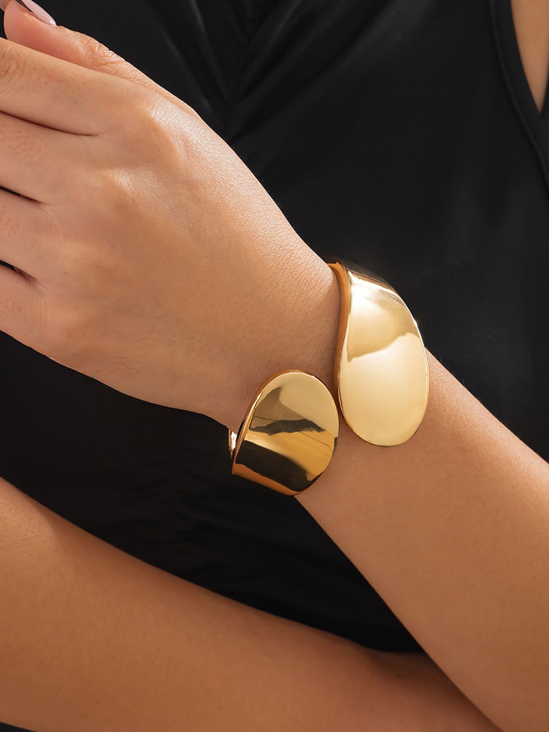 

StyleCast x Revolte Gold-Plated Bangle-Style Bracelet