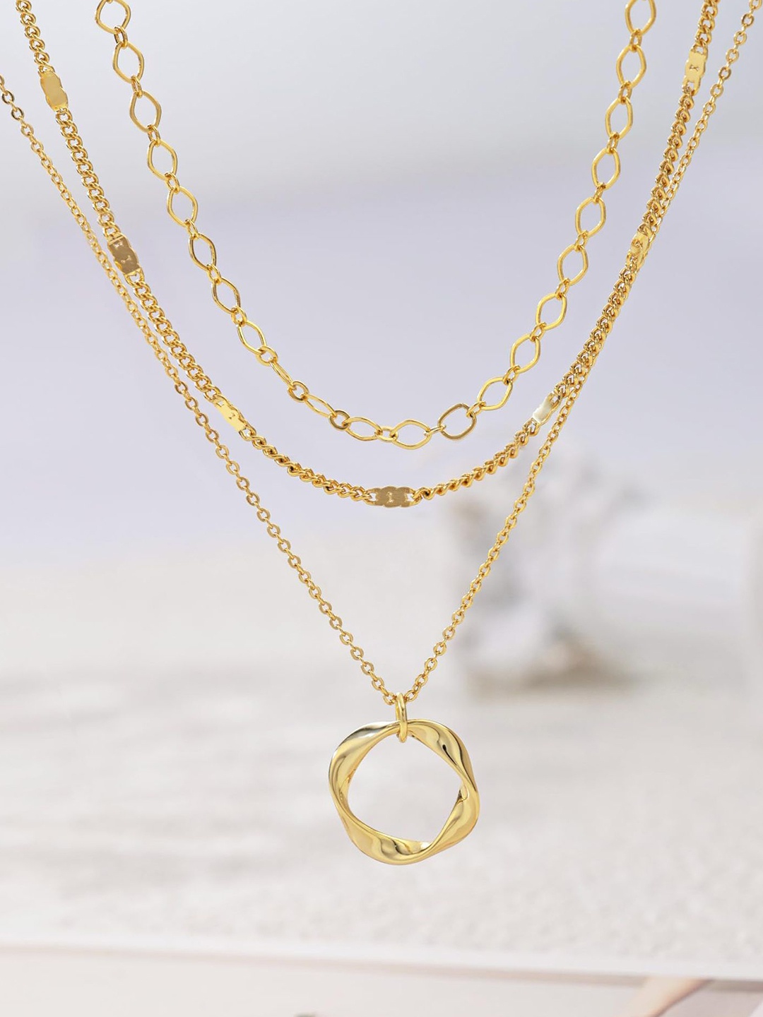 

StyleCast x Revolte Gold Plated Gold Plated Layered Chain