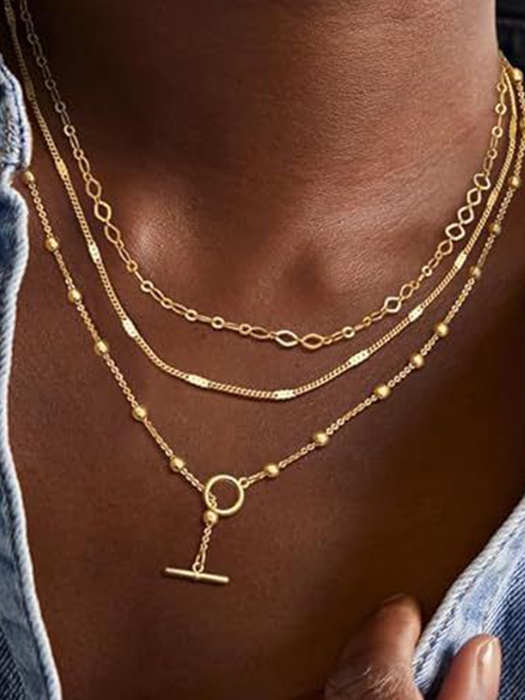 

StyleCast x Revolte Gold-Plated Layered Chain