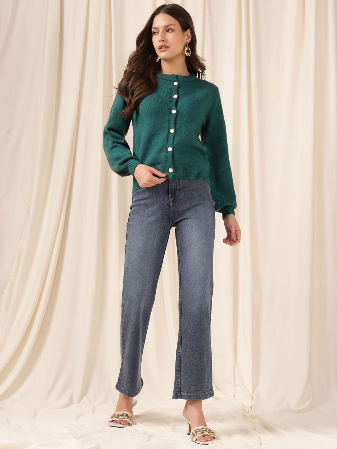 

Xpose Women Cardigan, Green