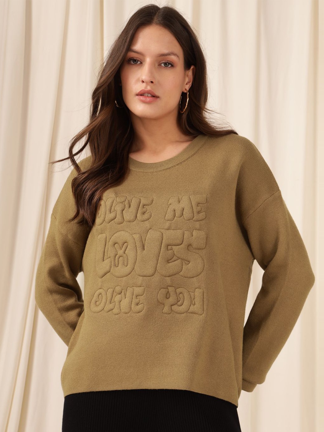 

Xpose Women Pullover Sweatshirt, Olive