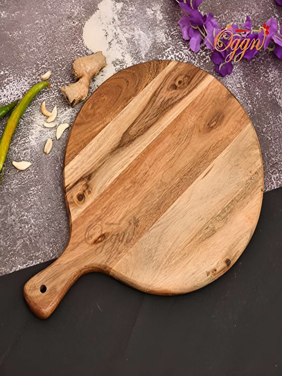 

oggn Brown Wood Chopping Board
