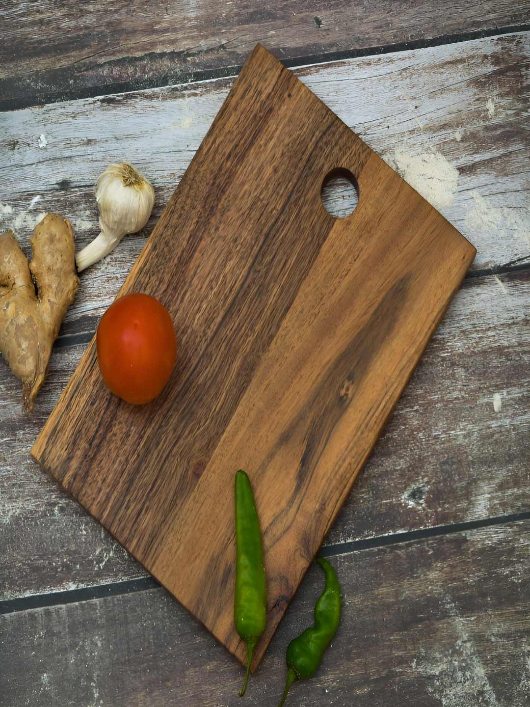 

oggn Brown Wood Chopping Board