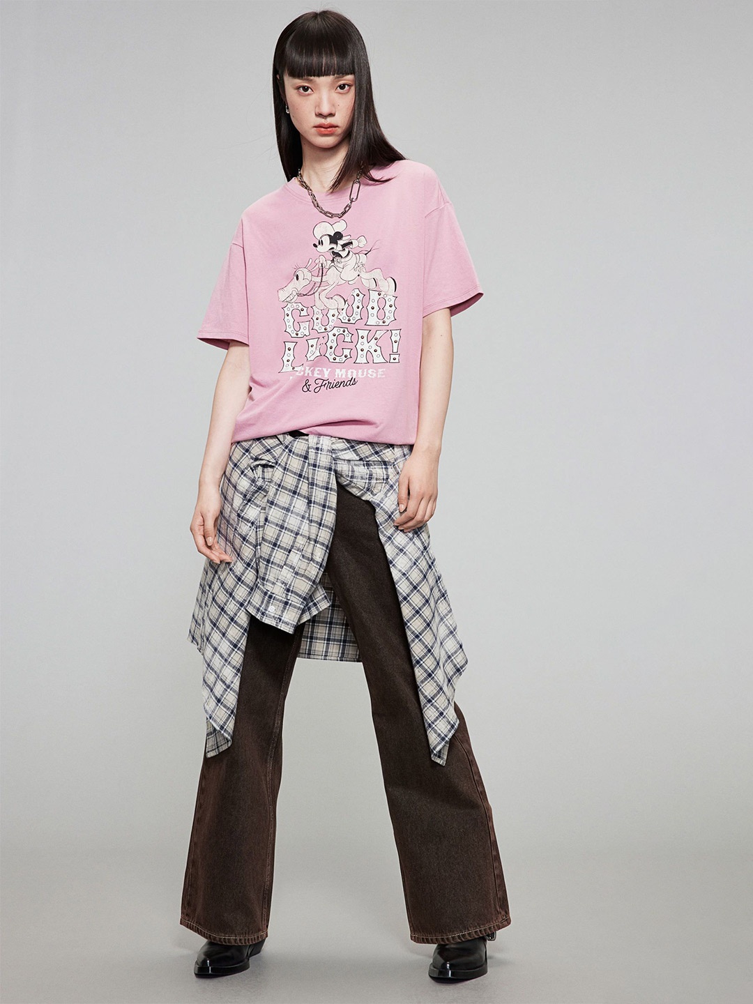 

H&M Boxy-Style Printed T-Shirt, Pink