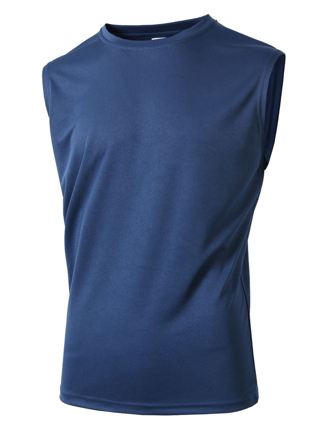 

StyleCast x Revolte Men Solid Round Neck T-shirt, Navy blue