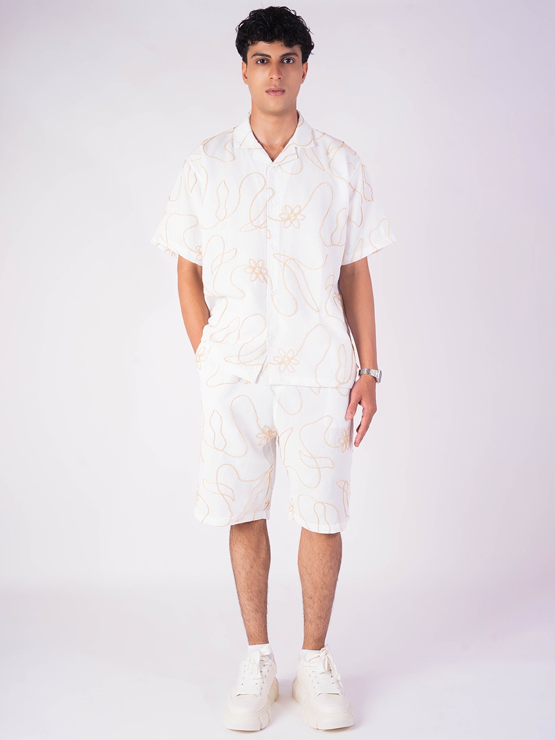 

Hop Head White Embroidered Co-Ord Set