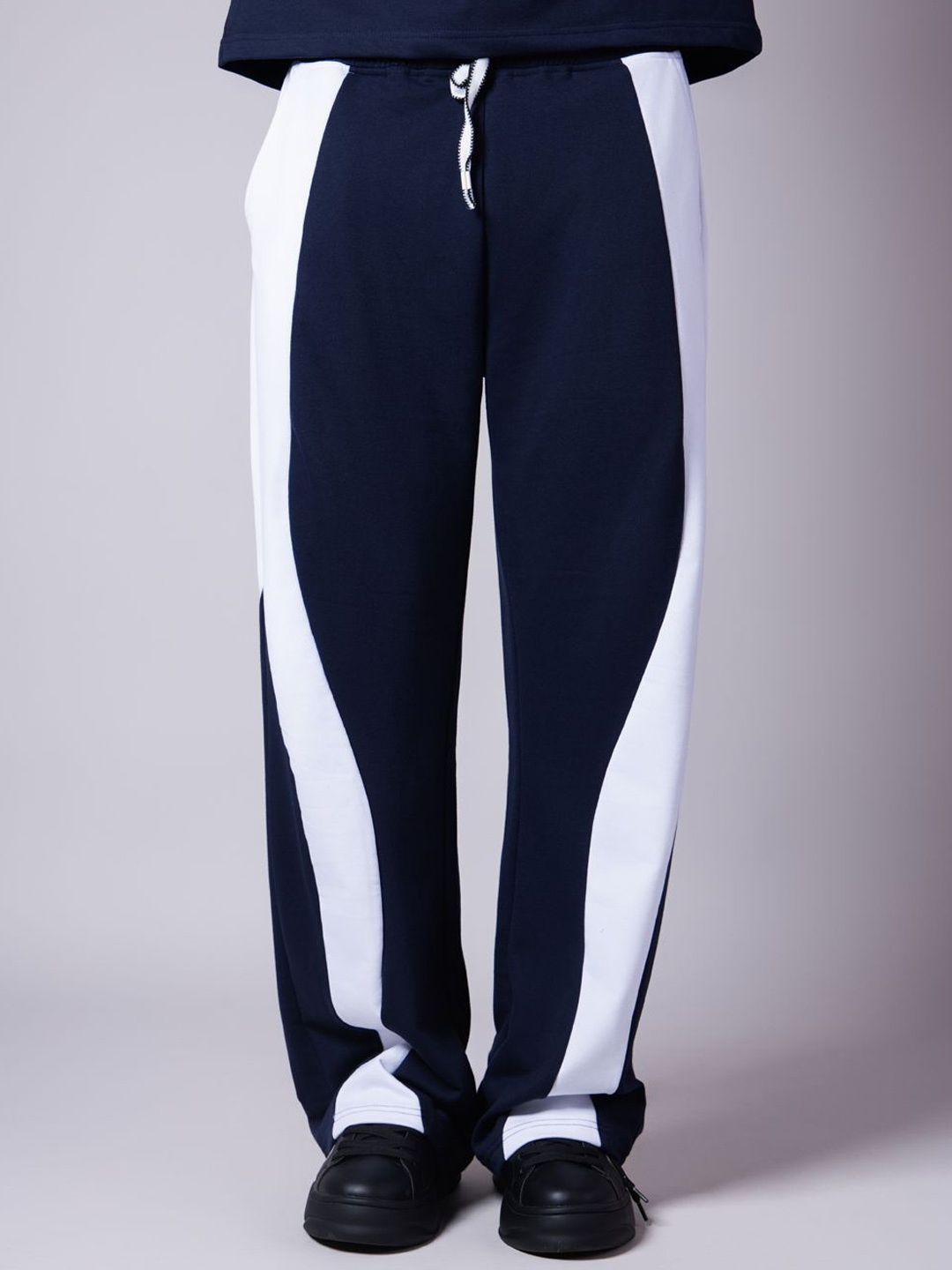 

HOP HEAD Men Cotton Relaxed Regular Regular Track Pants, Blue