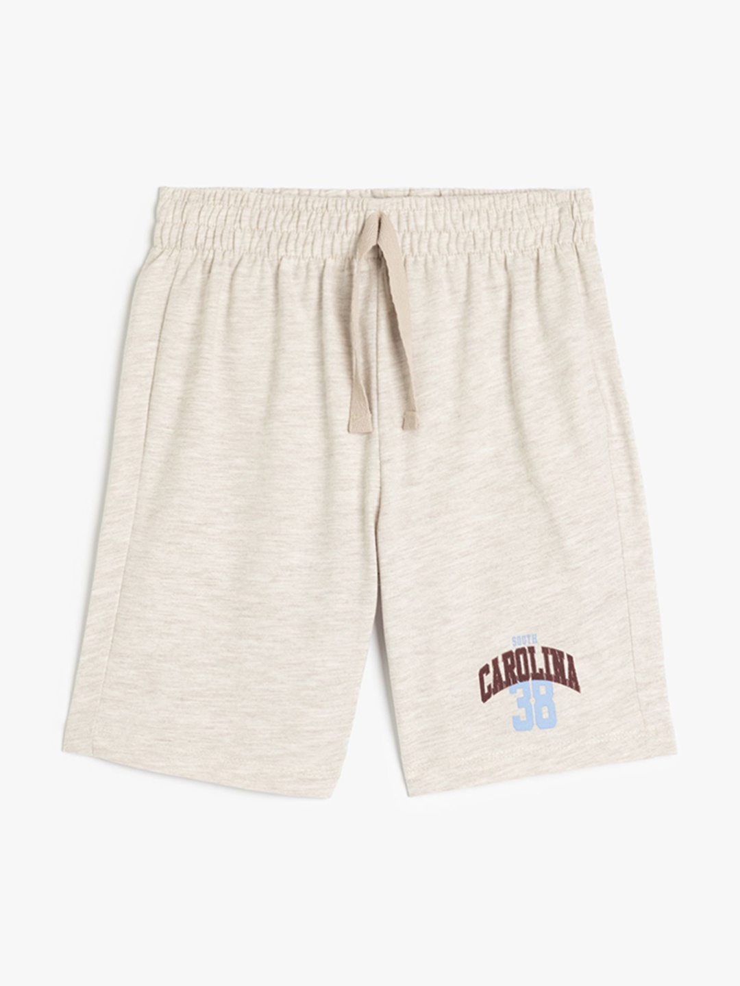 

Koton Boys Solid Mid-Rise Shorts, Beige