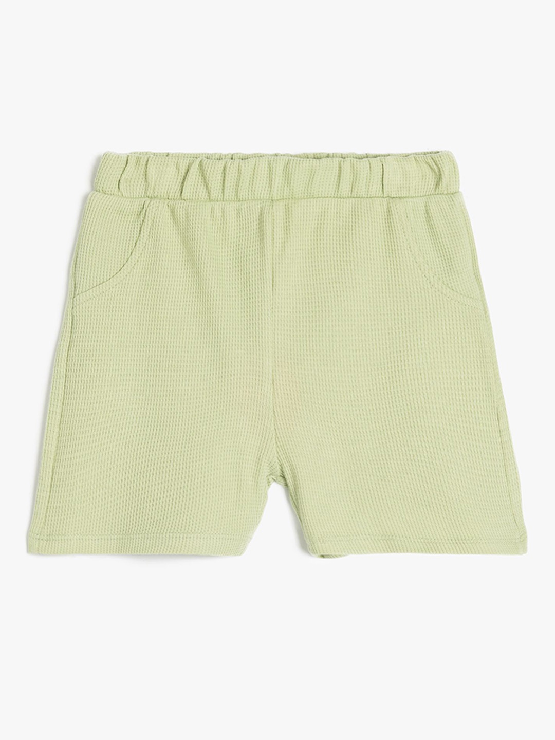 

Koton Boys Mid-Rise Regular Fit Cotton Shorts, Green