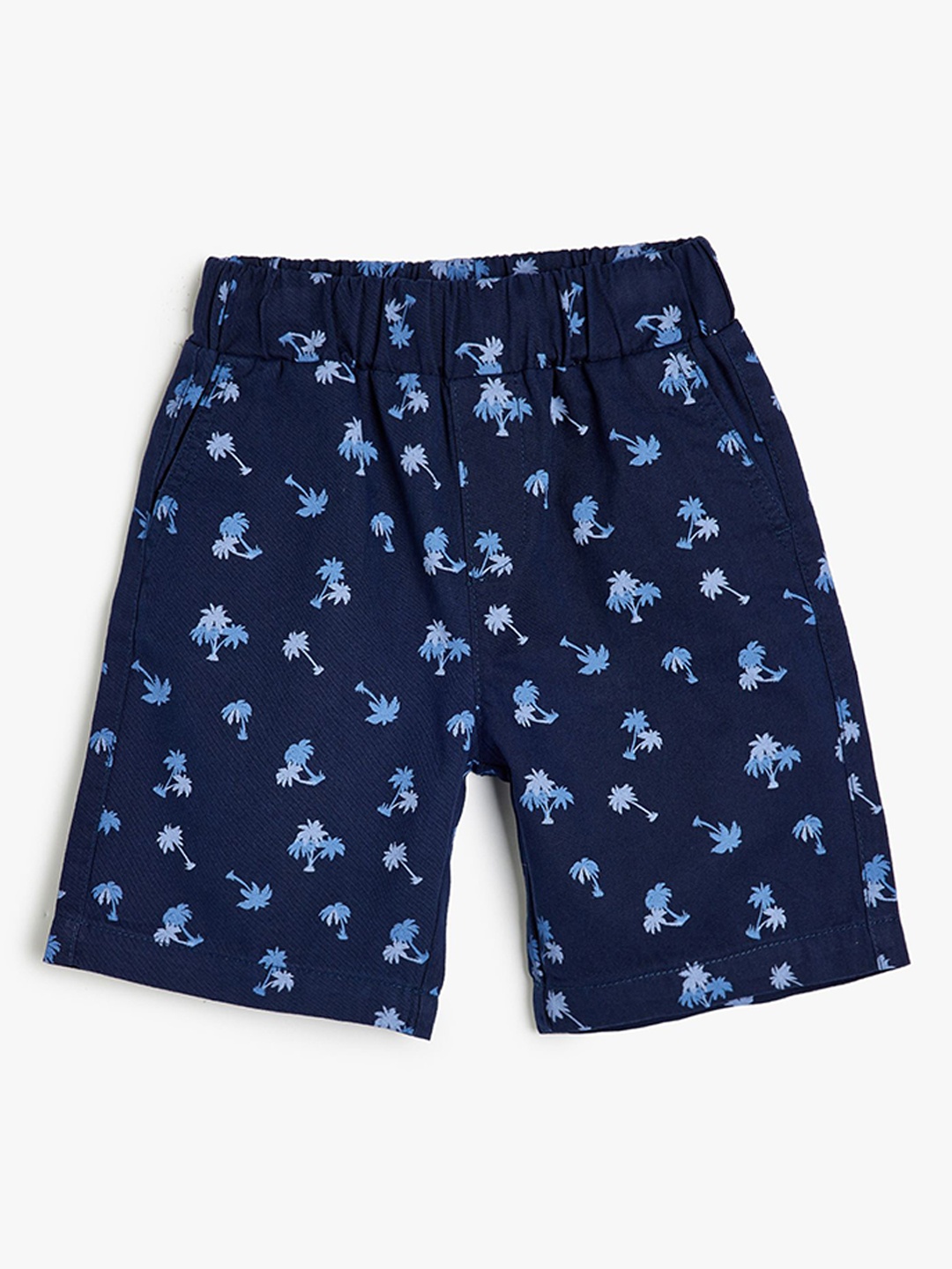

Koton Boys Cotton Printed Shorts, Navy blue
