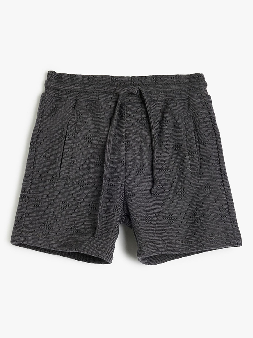 

Koton Boys Regular Fit Mid-Rise Shorts, Grey