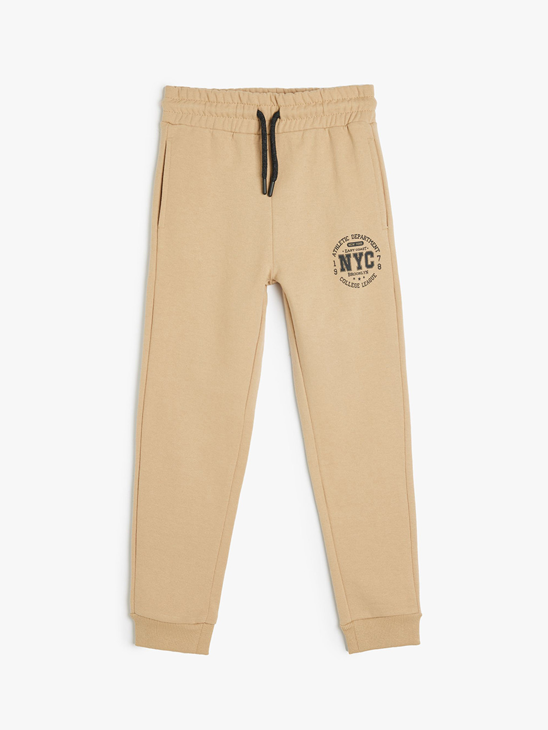 

Koton Boys Regular Fit Mid Rise Joggers, Beige