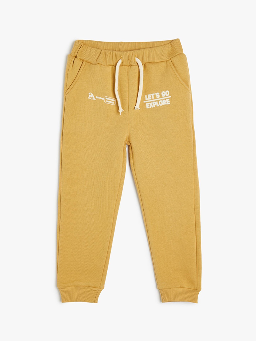 

Koton Boys Printed Joggers, Yellow