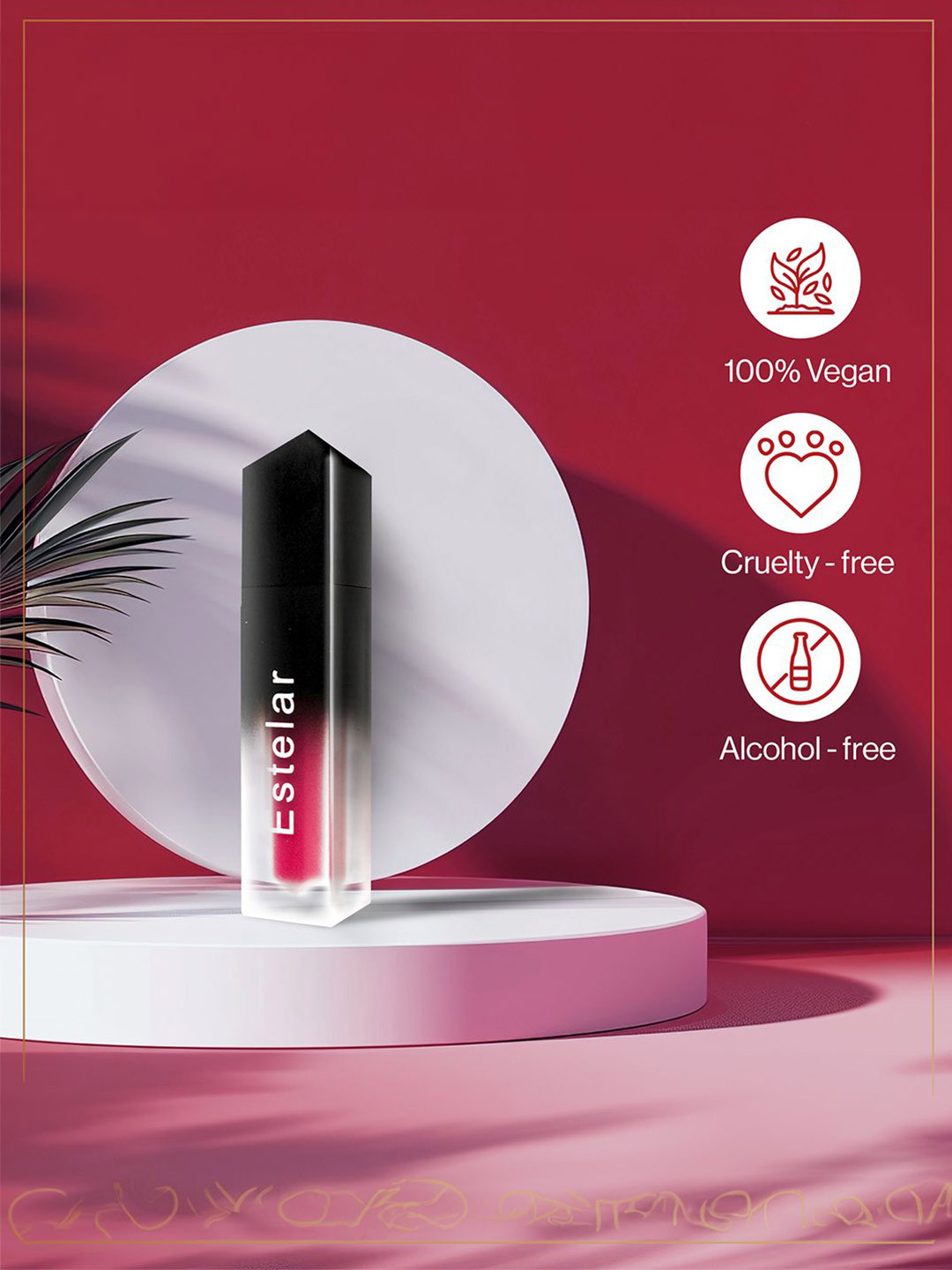 

Estelar Long Lasting Matte Liquid Lipstick - 4 g -Pink Spell