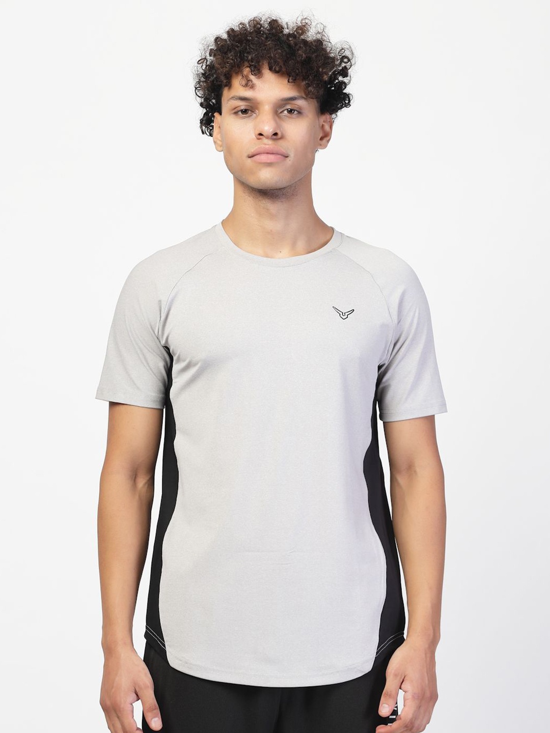 

Invincible Men Contrast Tee, Grey
