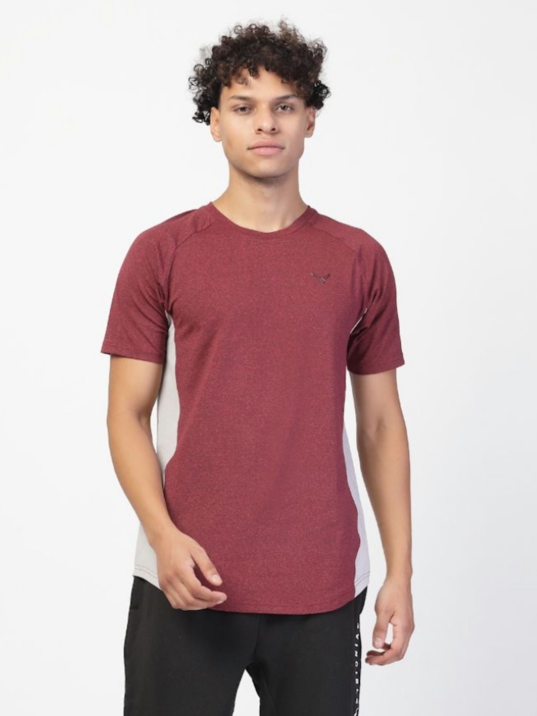 

Invincible Men Contrast Tee, Peach