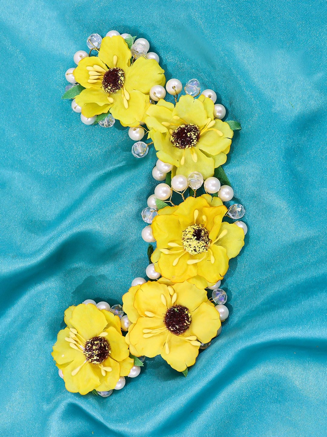 

FIMBUL Women Embellished Tiara, Yellow