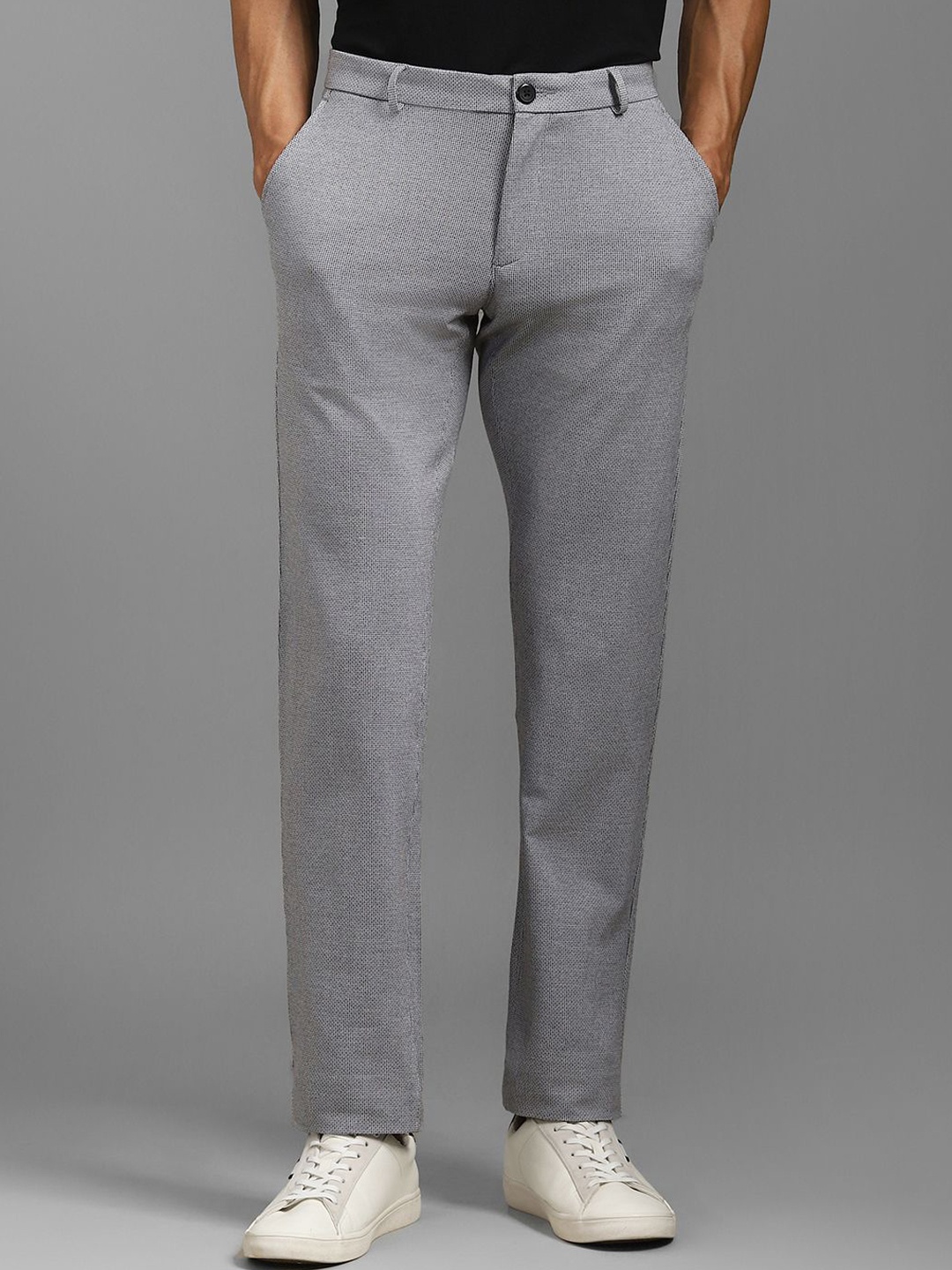 

Louis Philippe Sport Men Slim Fit Trousers, Grey