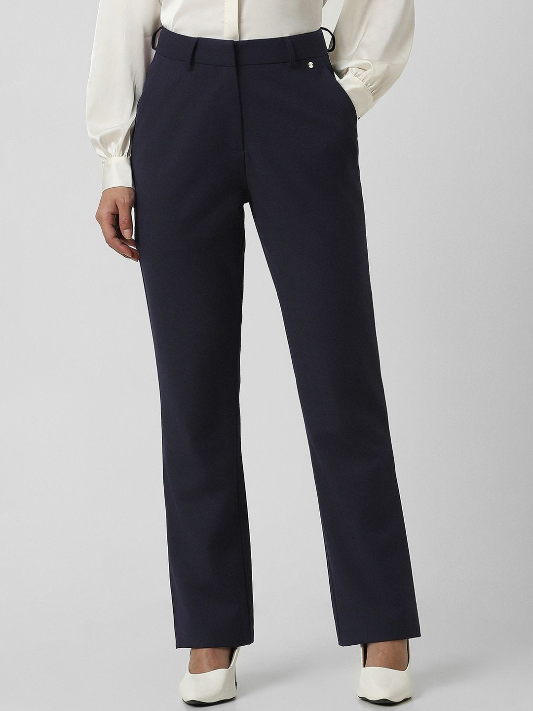 

Van Heusen Woman Formal Trousers, Navy blue