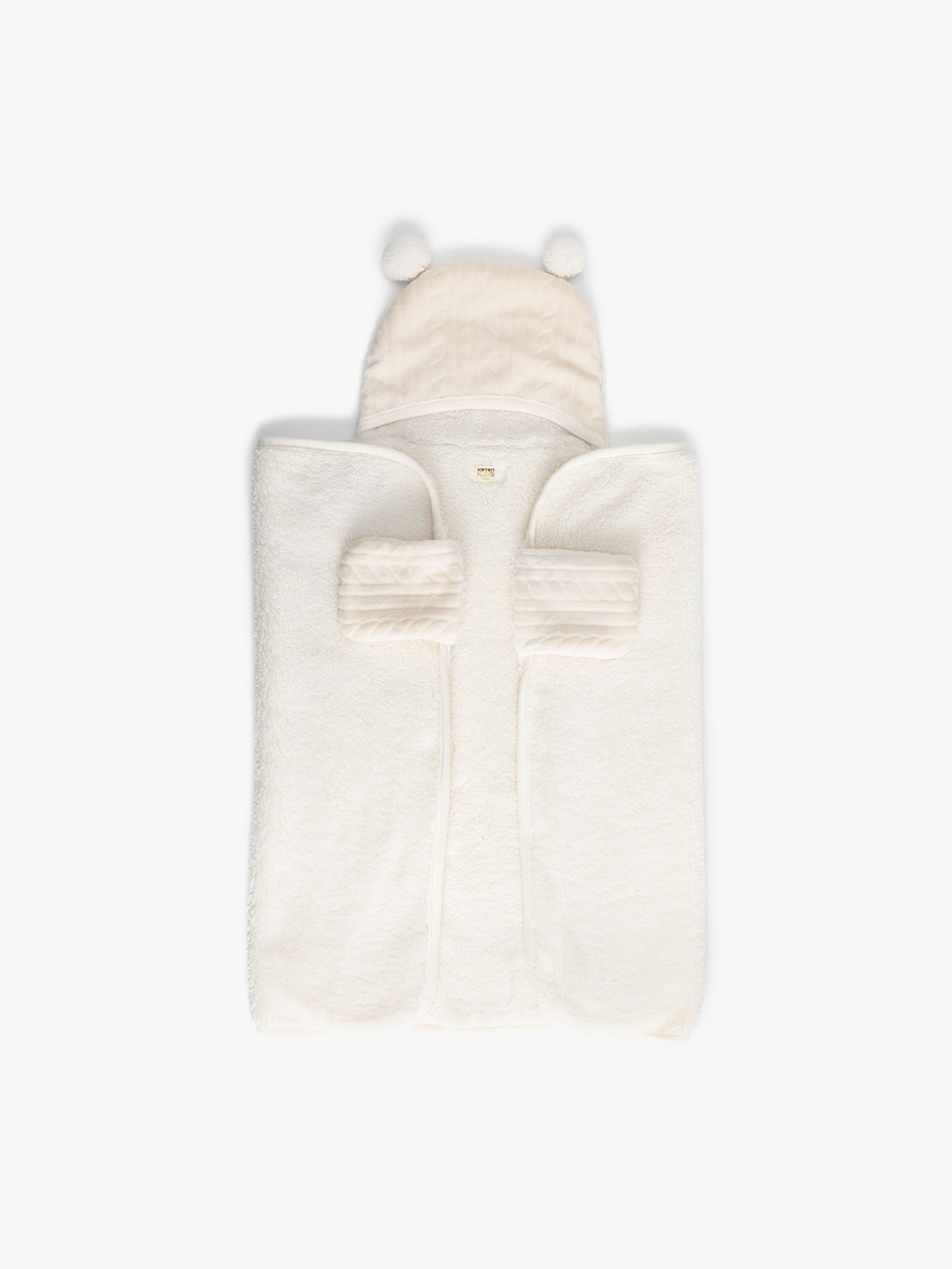 

Koton Girls Hooded Bath Robe, Beige