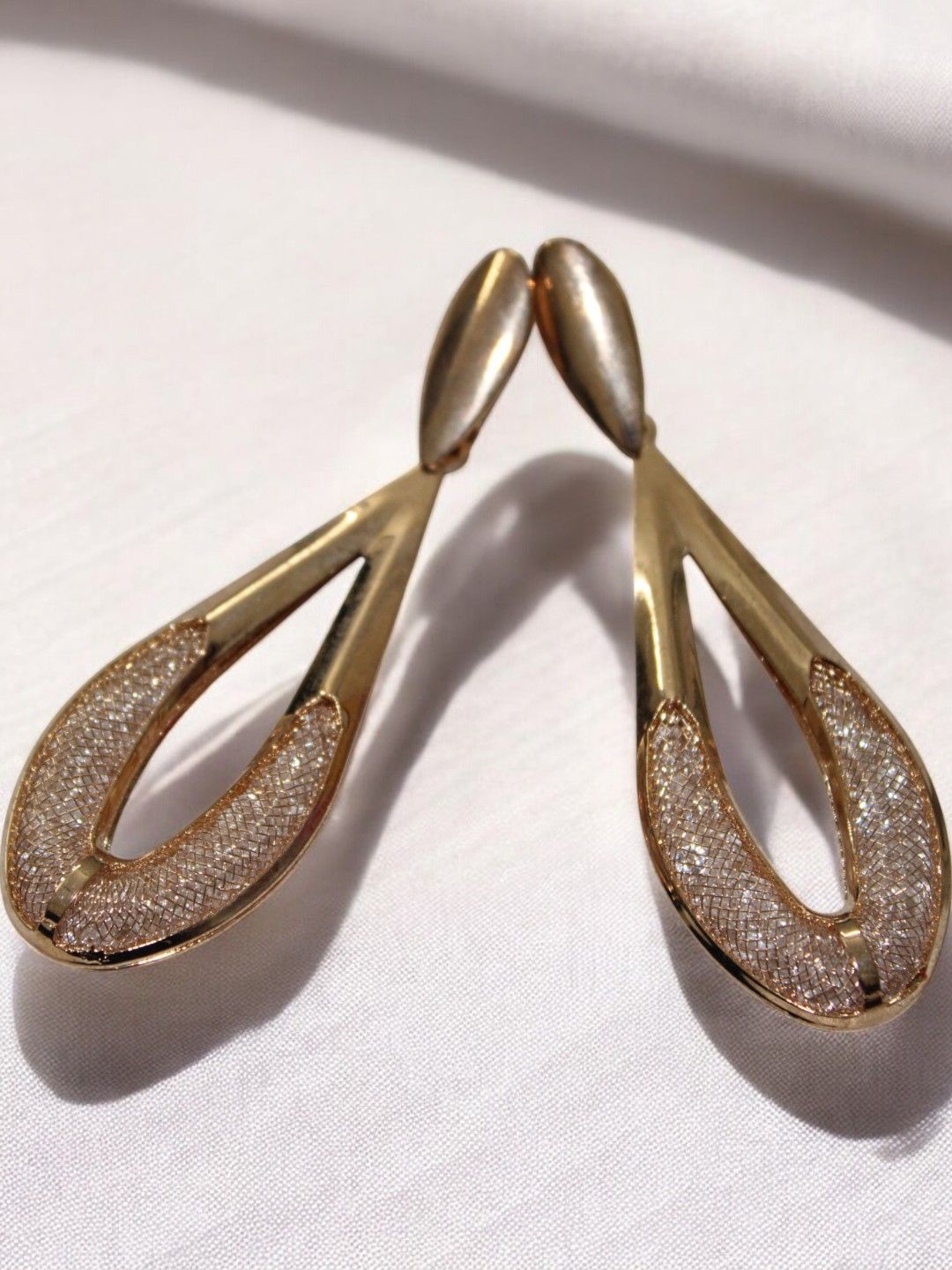 

Jolly Faces Gold-Plated Contemporary Drop Earrings, Rose gold