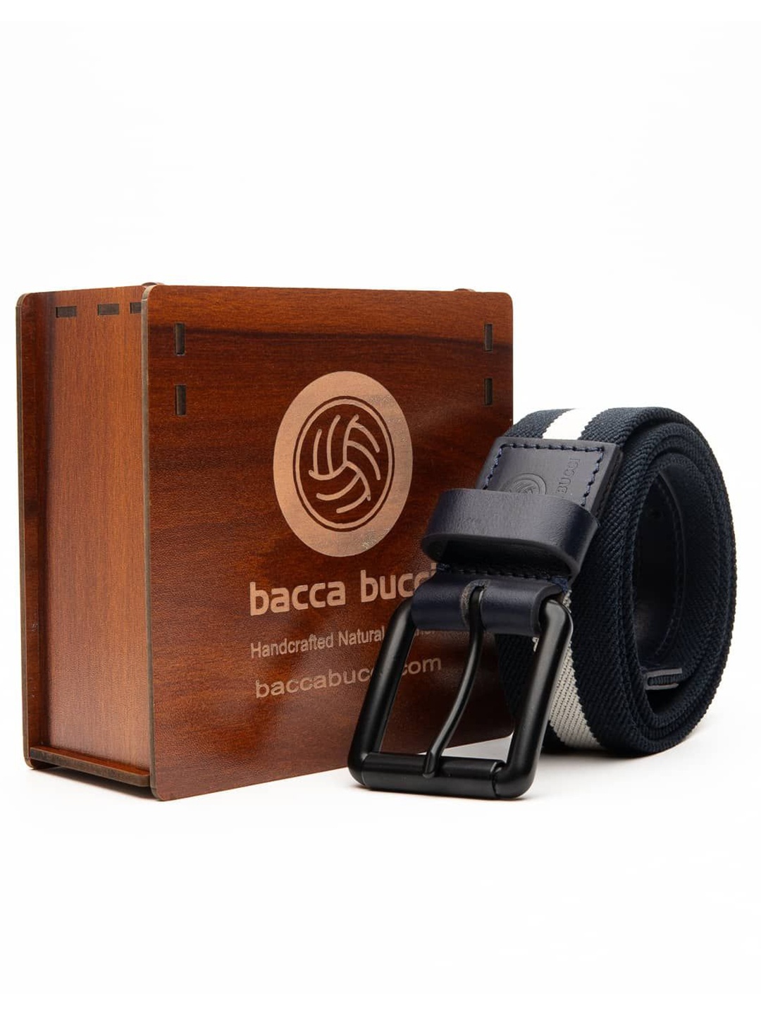 

bacca bucci Men Solid Belt, Blue