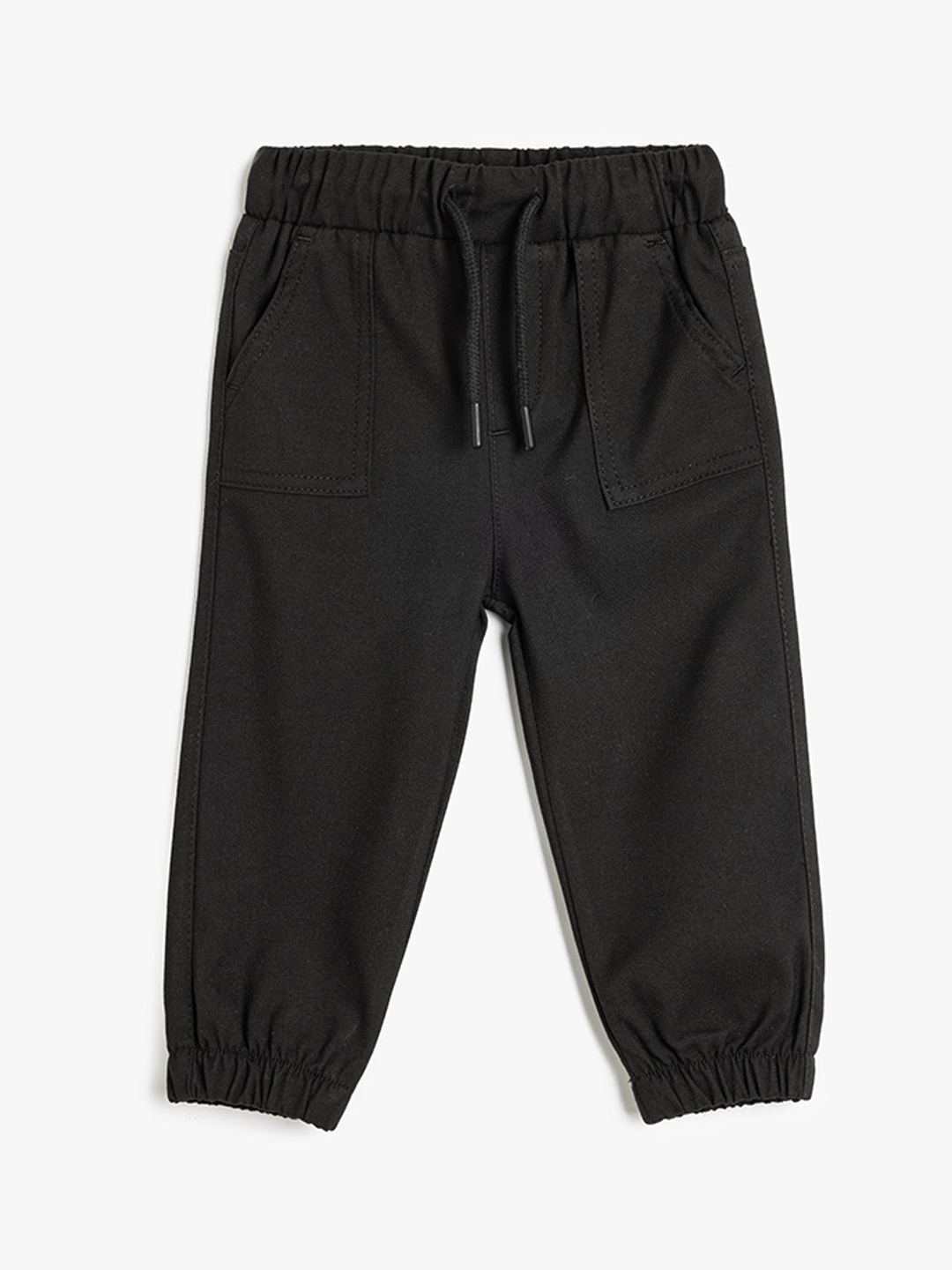 

Koton Boys Regular Fit Mid-Rise Joggers, Black