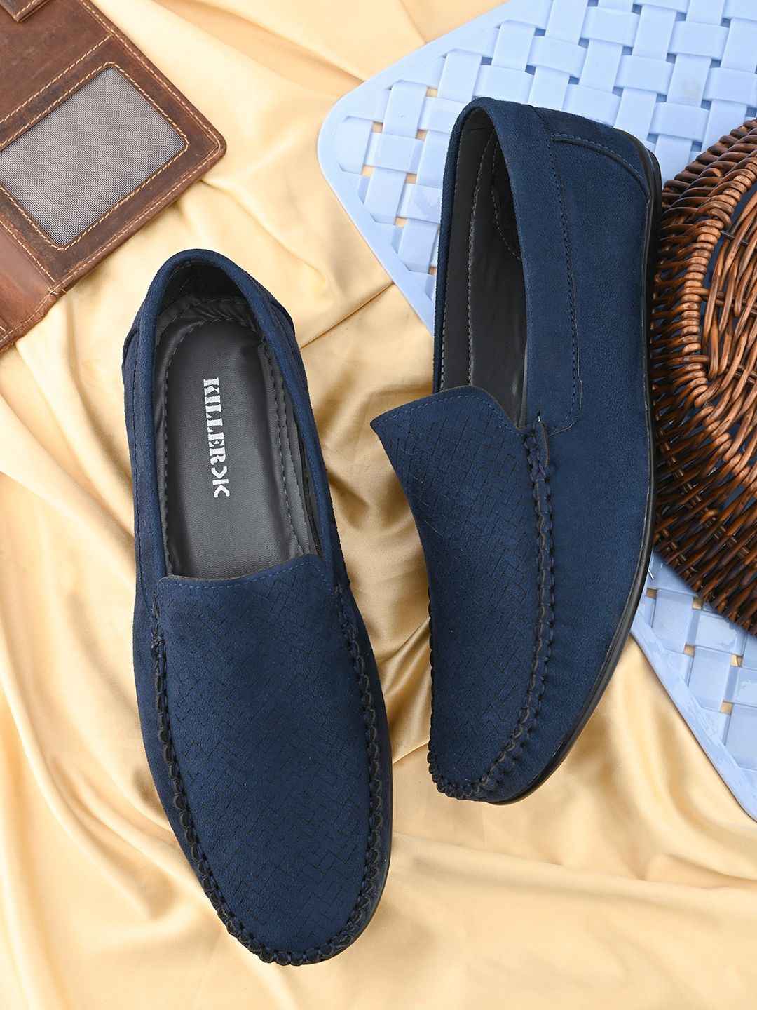 

Killer Men Suede Loafers, Blue