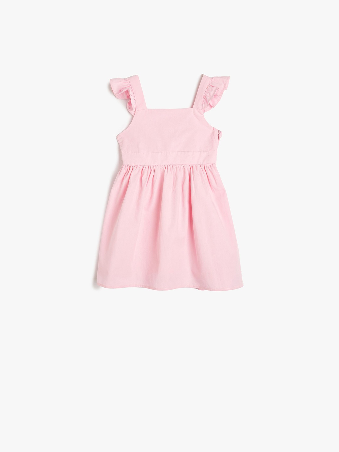 

Koton Girls Cotton Fit & Flare Dress, Pink