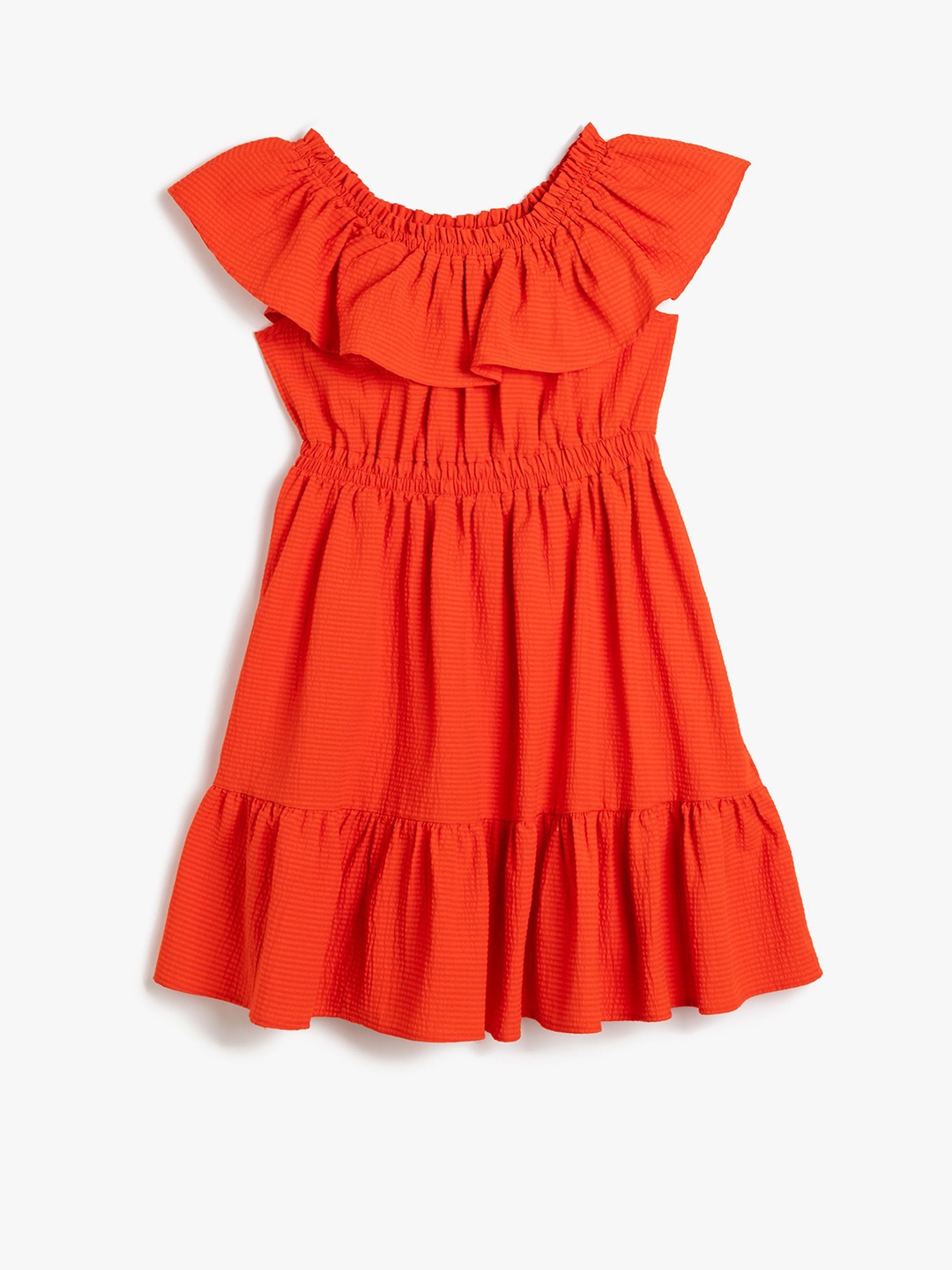 

Koton Girls Fit & Flare Dress, Red