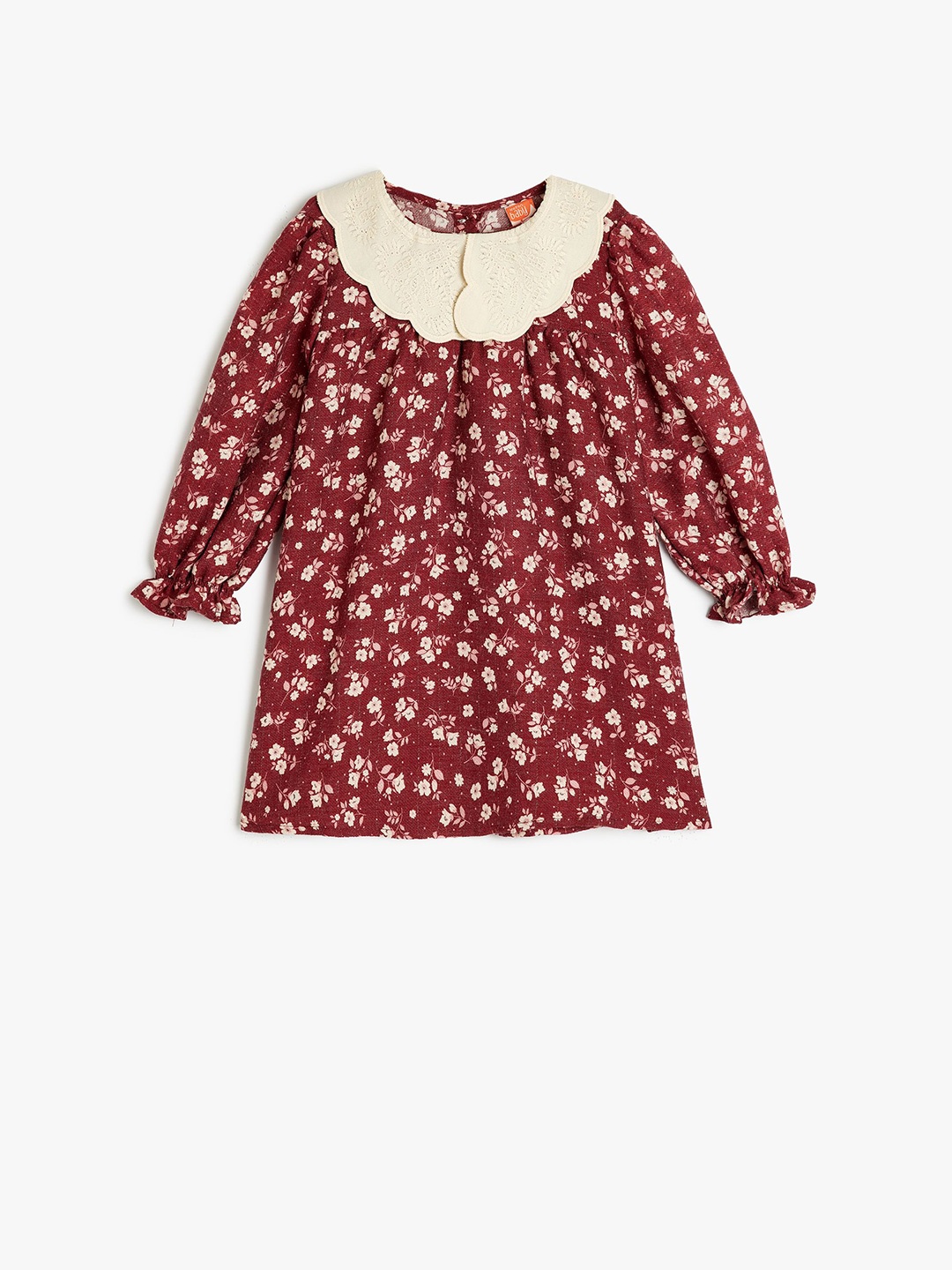 

Koton Girls Floral Print A-Line Dress, Red